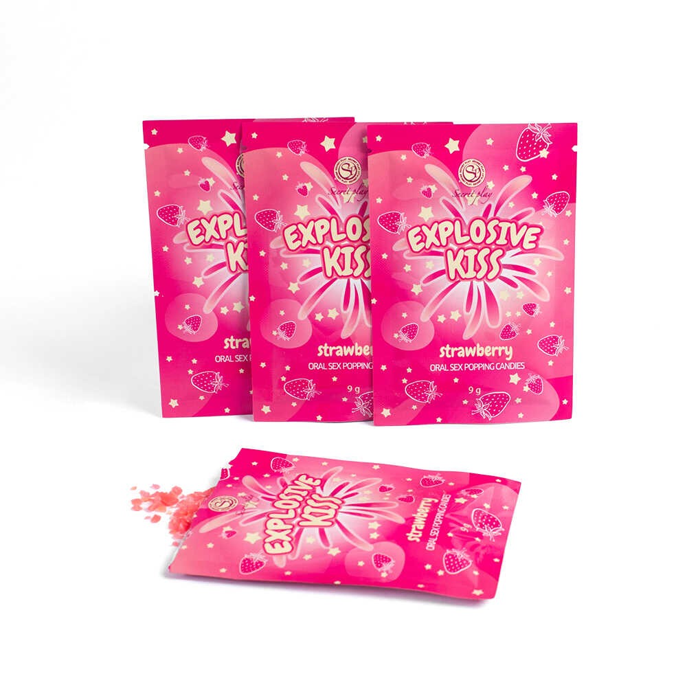 Bonbons pétillants fraise pour jeux intimes - Secret Play – Image 15