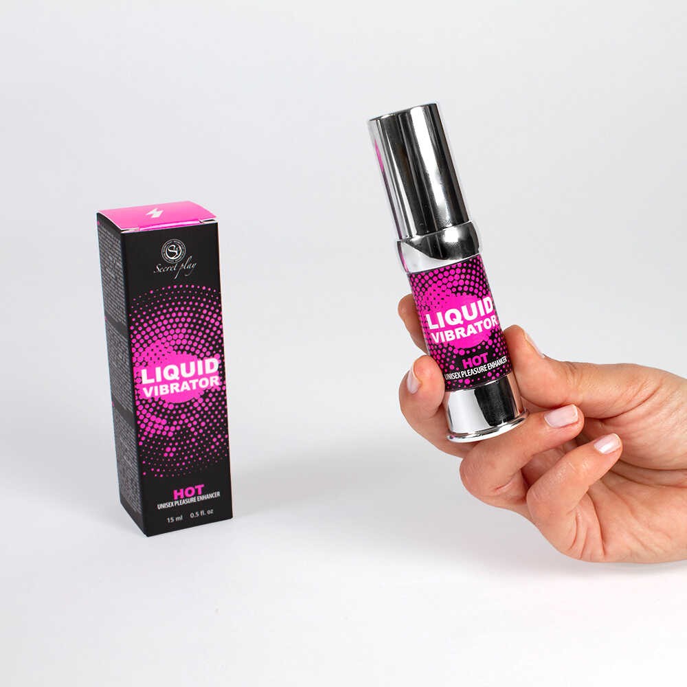 Gel stimulant effet vibrant et chauffant - Secret Play – Image 4