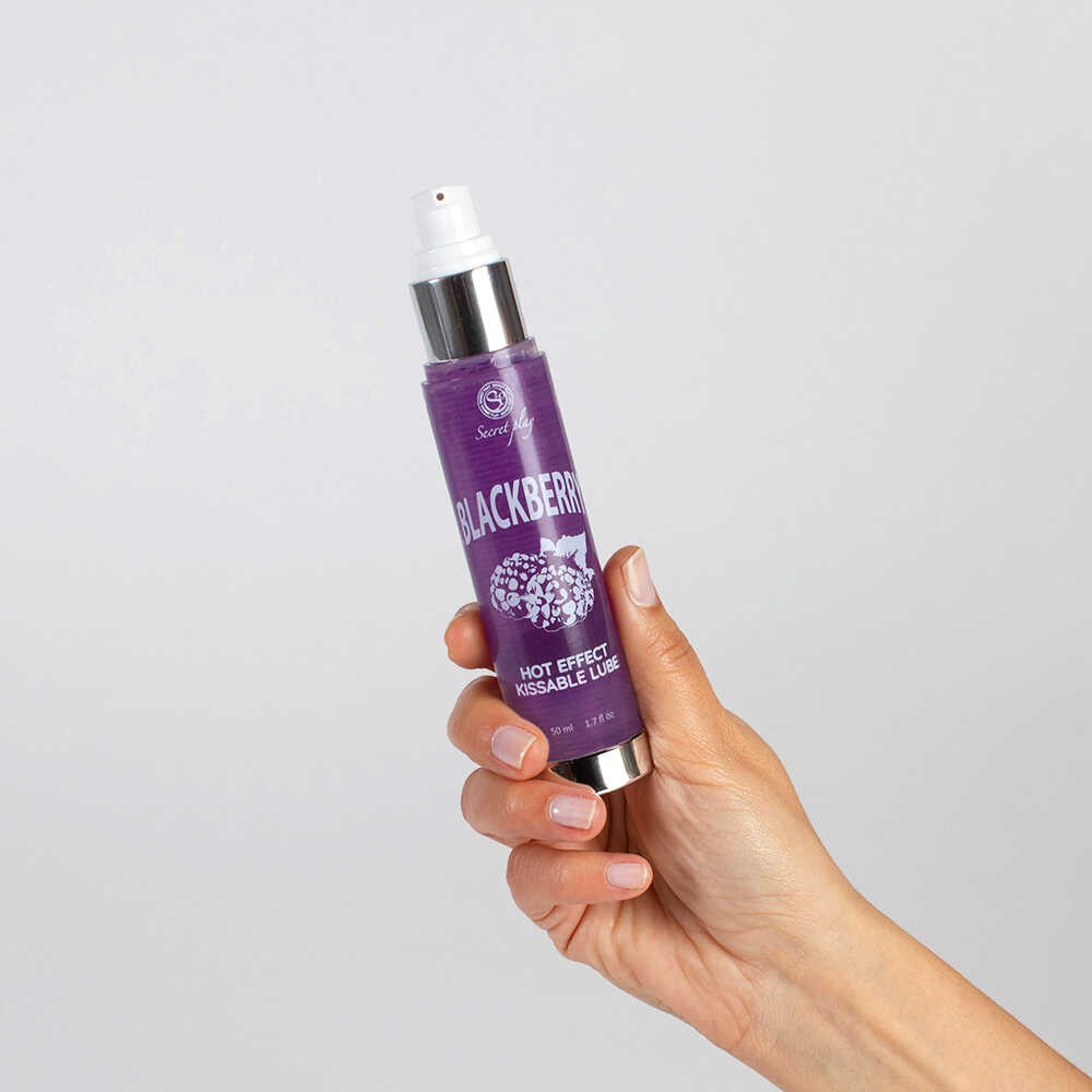 Lubrifiant effet chaud saveur mûres 50ml - Secret Play – Image 3