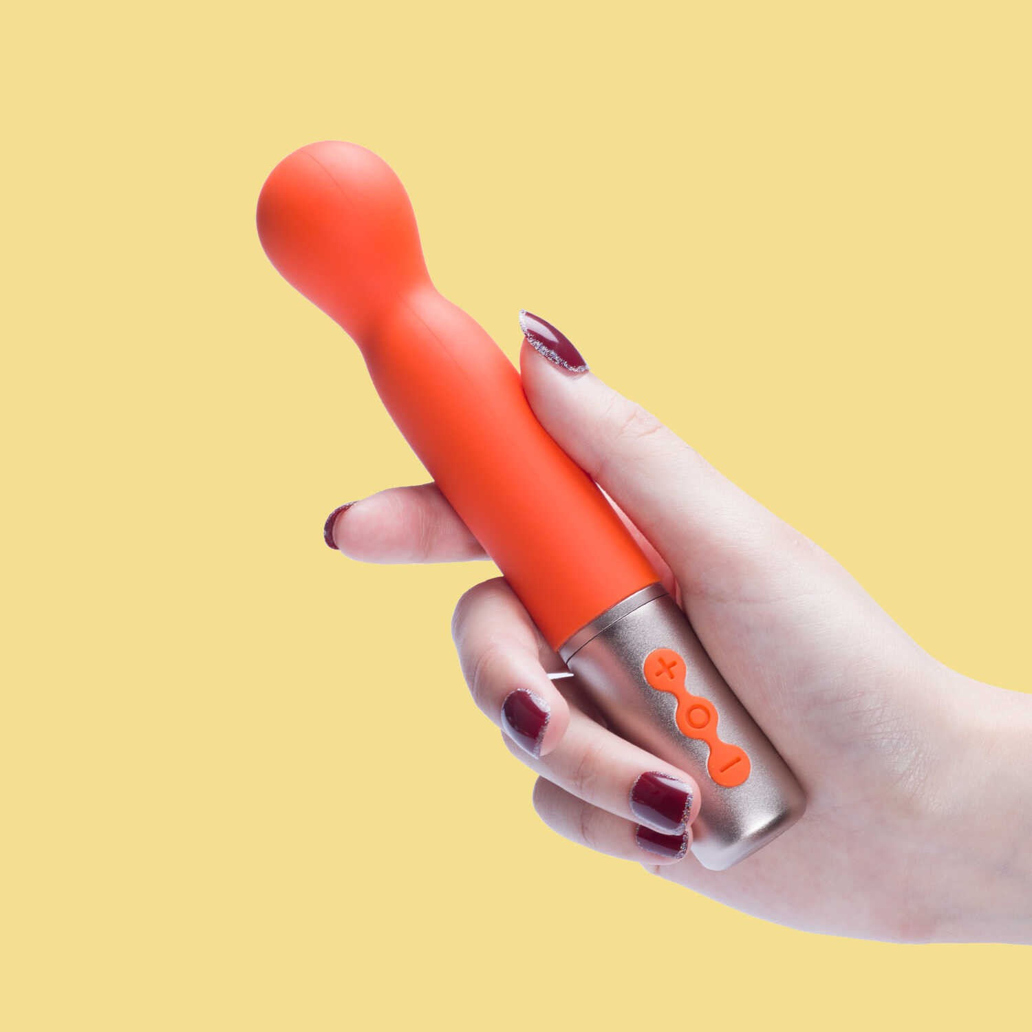 Vibromasseur à têtes interchangeables orange - Honey Play Box – Image 3