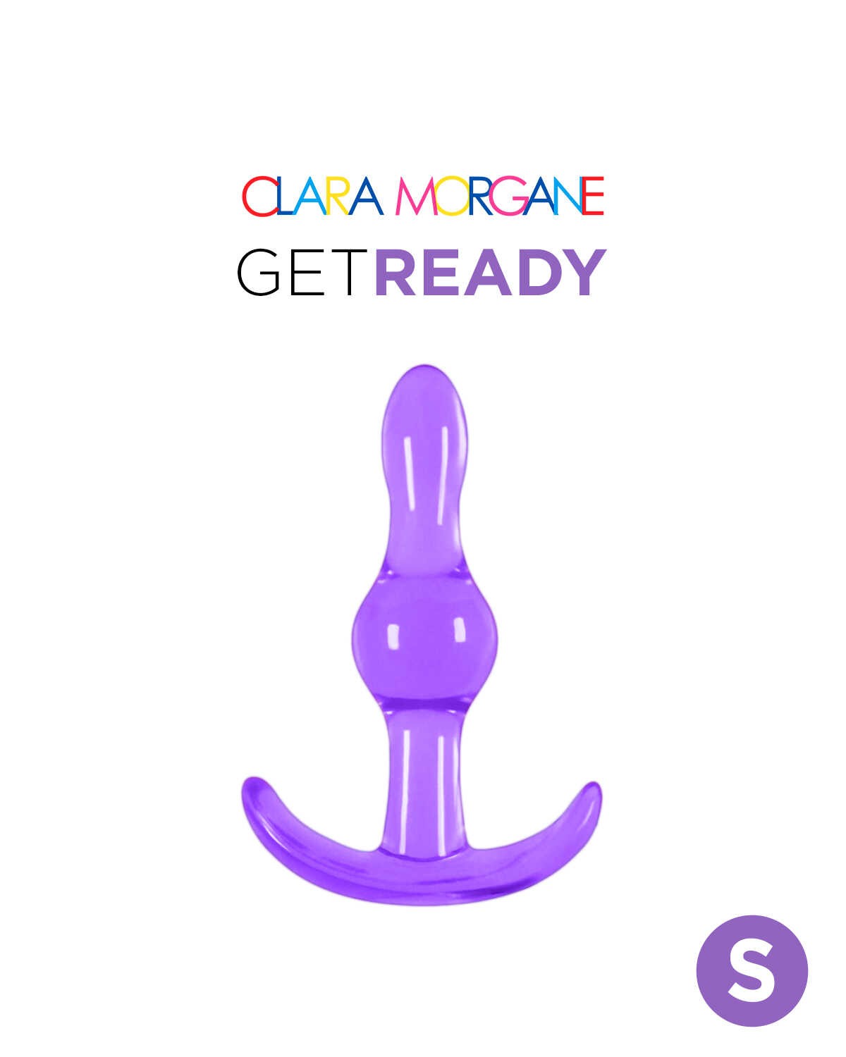 Plug anal violet taille S - Clara Morgane – Image 3