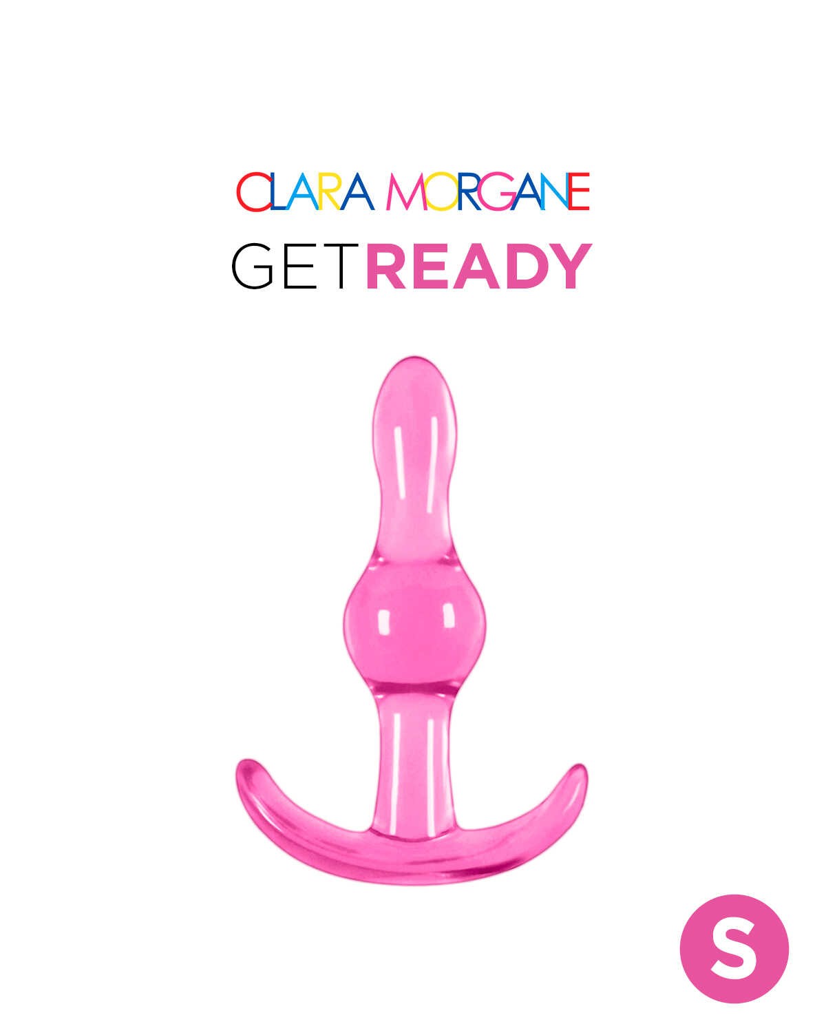 Plug anal débutant Get Ready rose taille S - Clara Morgane – Image 3