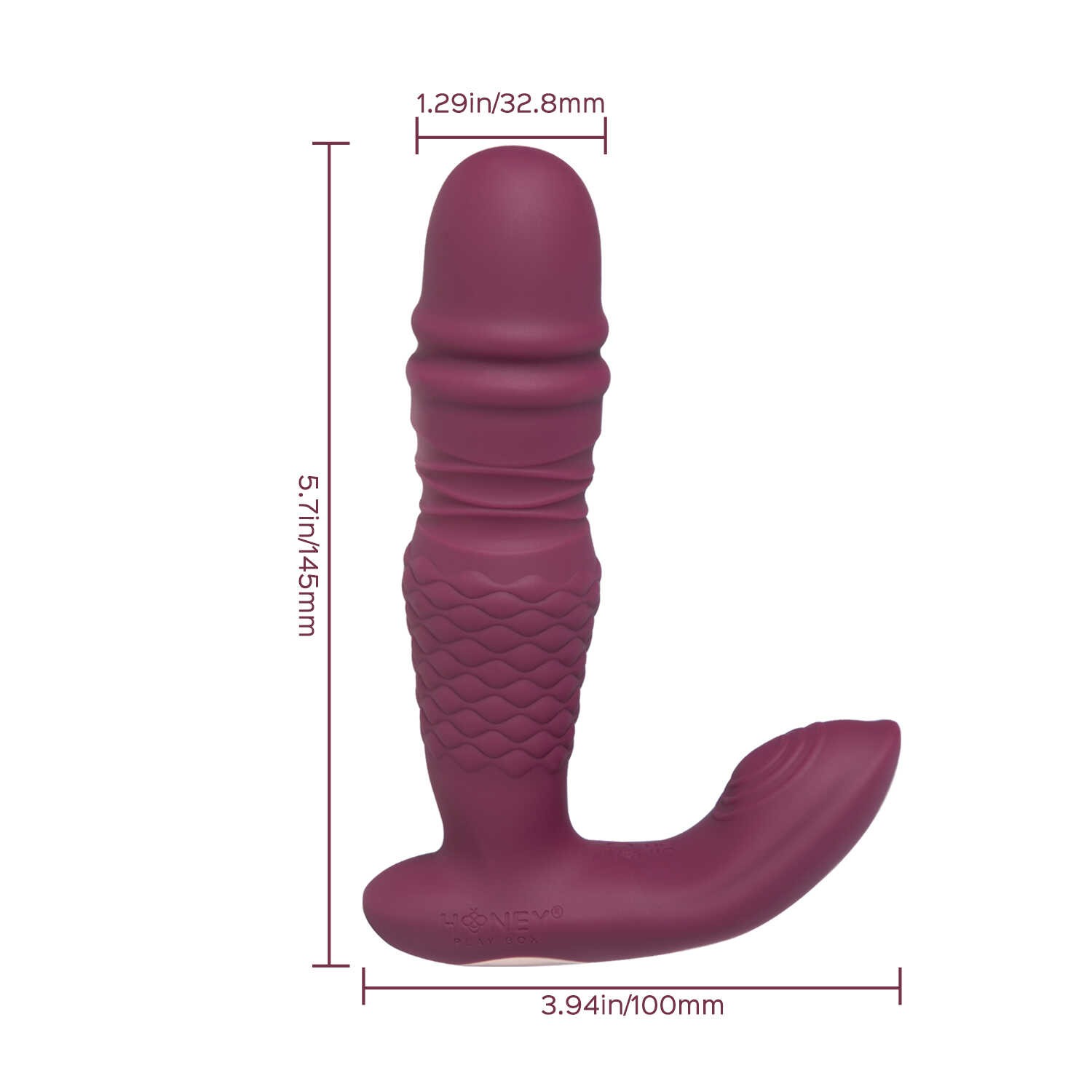 Vibromasseur double stimulation Ryder connecté - Honey Play Box – Image 6