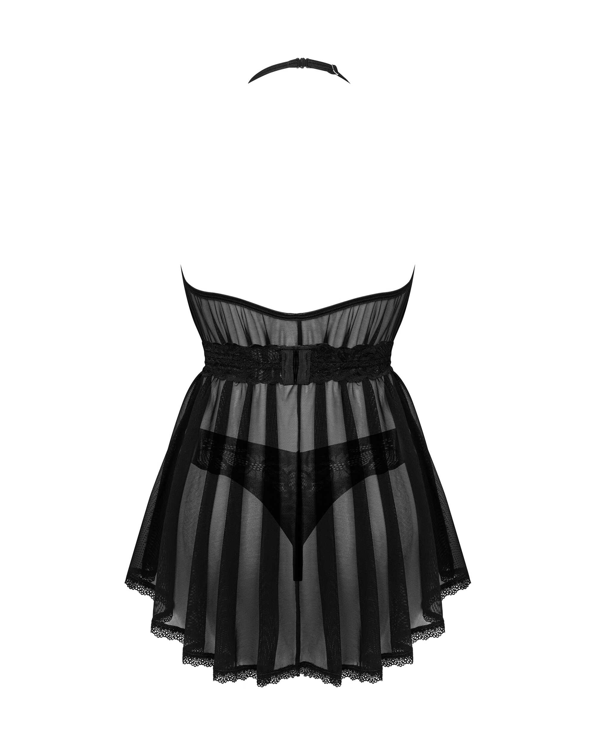 Nuisette babydoll et string Serafia - Obsessive – Image 8