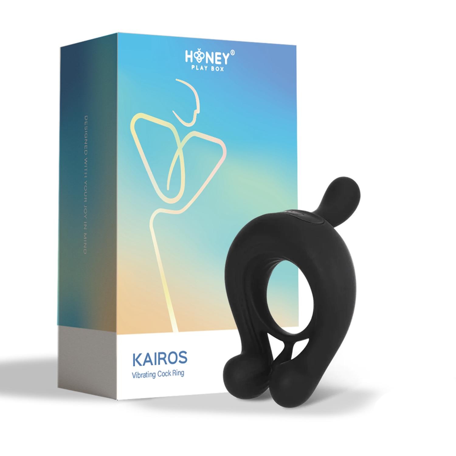 Anneau vibrant triple stimulation Kairos - Honey Play Box