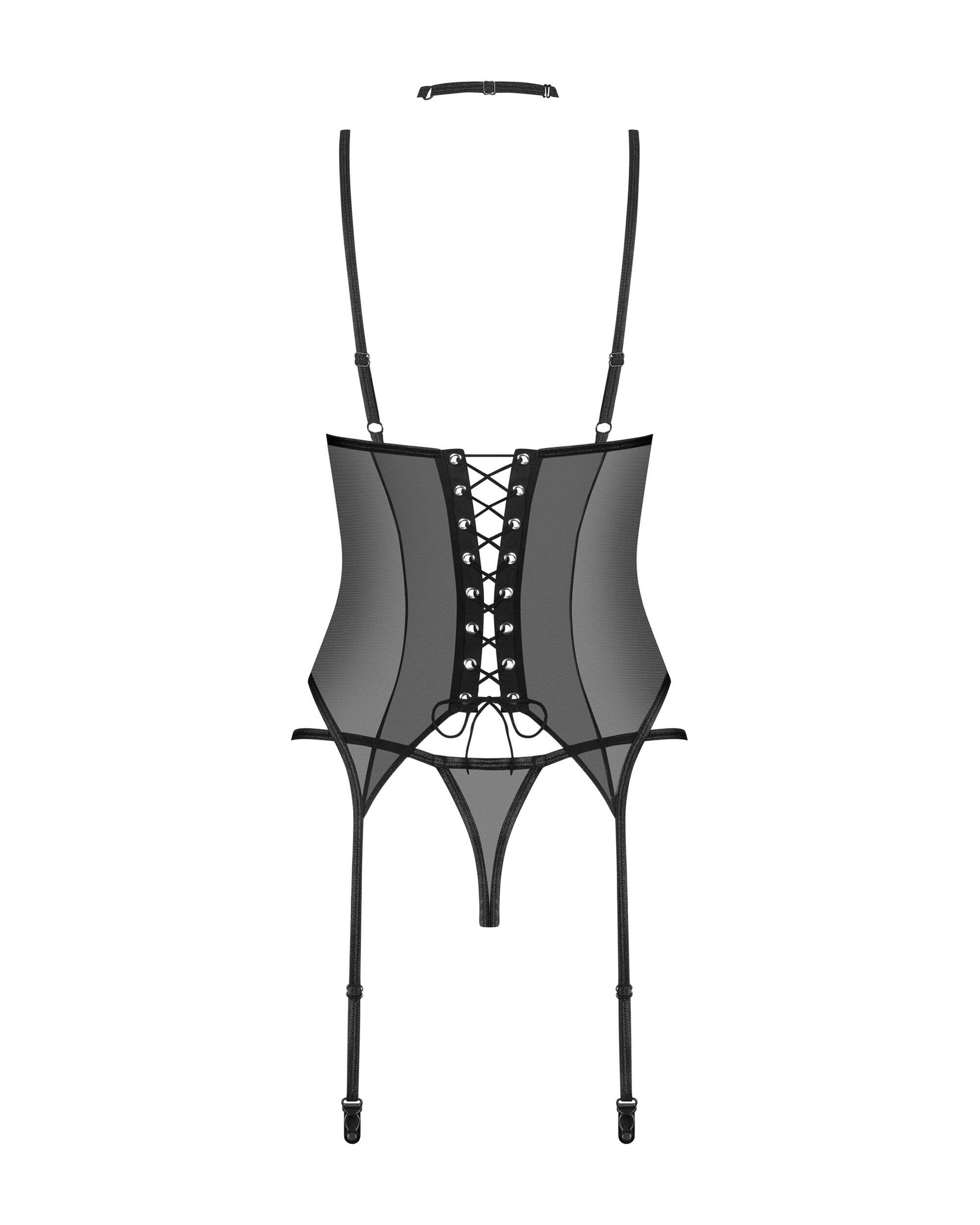 Corset Donarella avec string et choker - Obsessive – Image 7