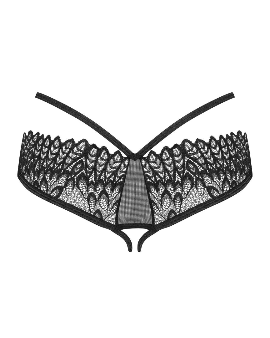 Culotte ouverte en dentelle avec pendentif - Obsessive Donarella – Image 7