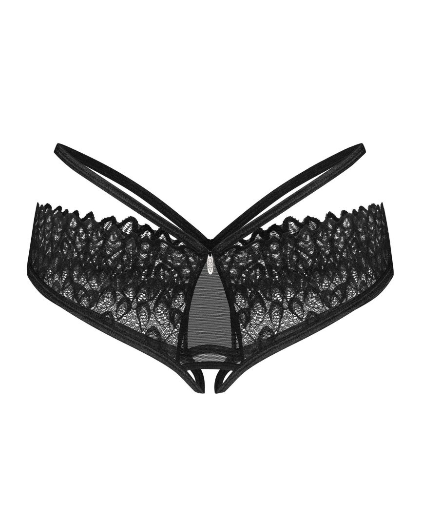 Culotte ouverte en dentelle avec pendentif - Obsessive Donarella – Image 6