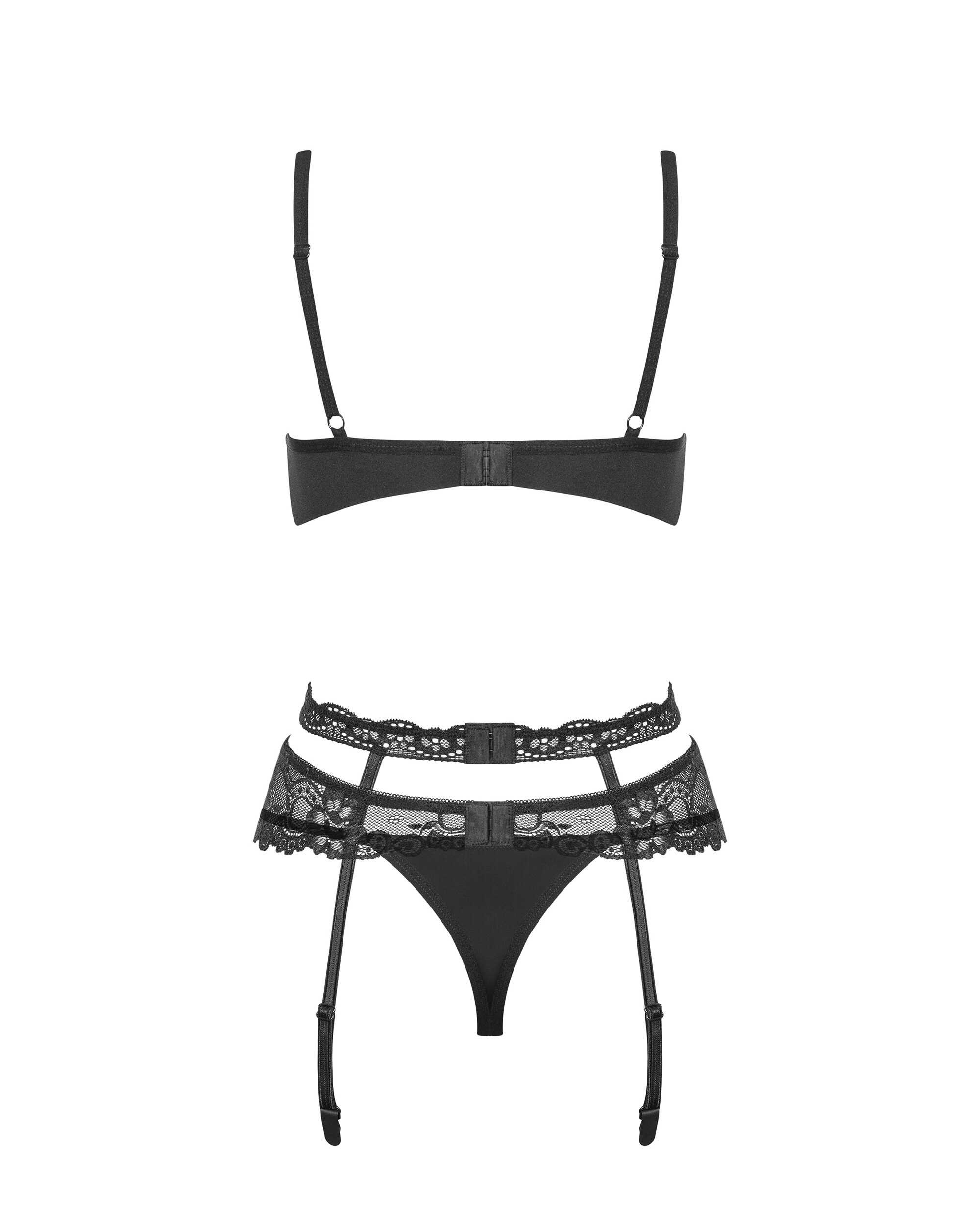 Ensemble lingerie dentelle Heartina 3 pieces - Obsessive – Image 6