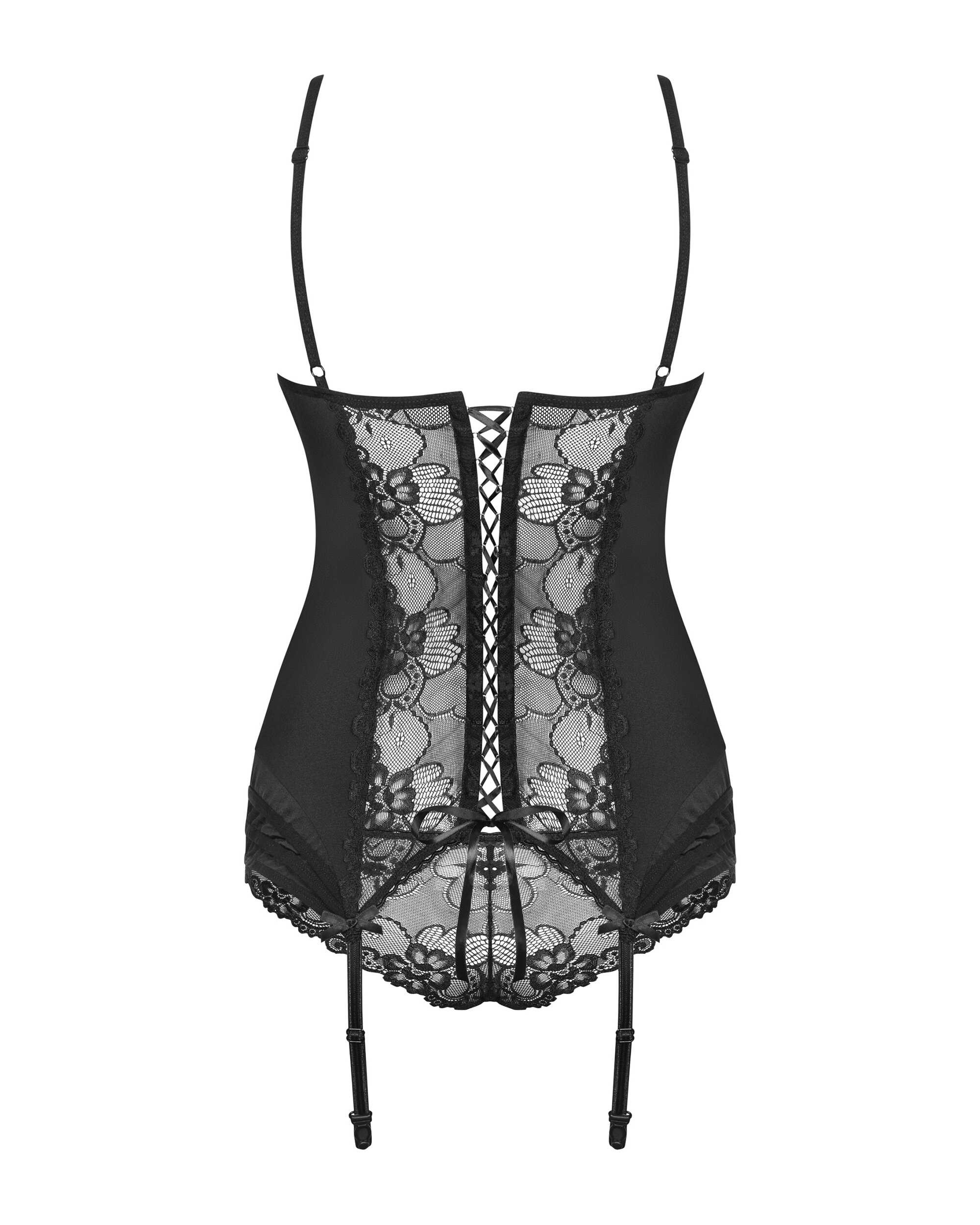 Guêpière Heartina en dentelle transparente - Obsessive – Image 6
