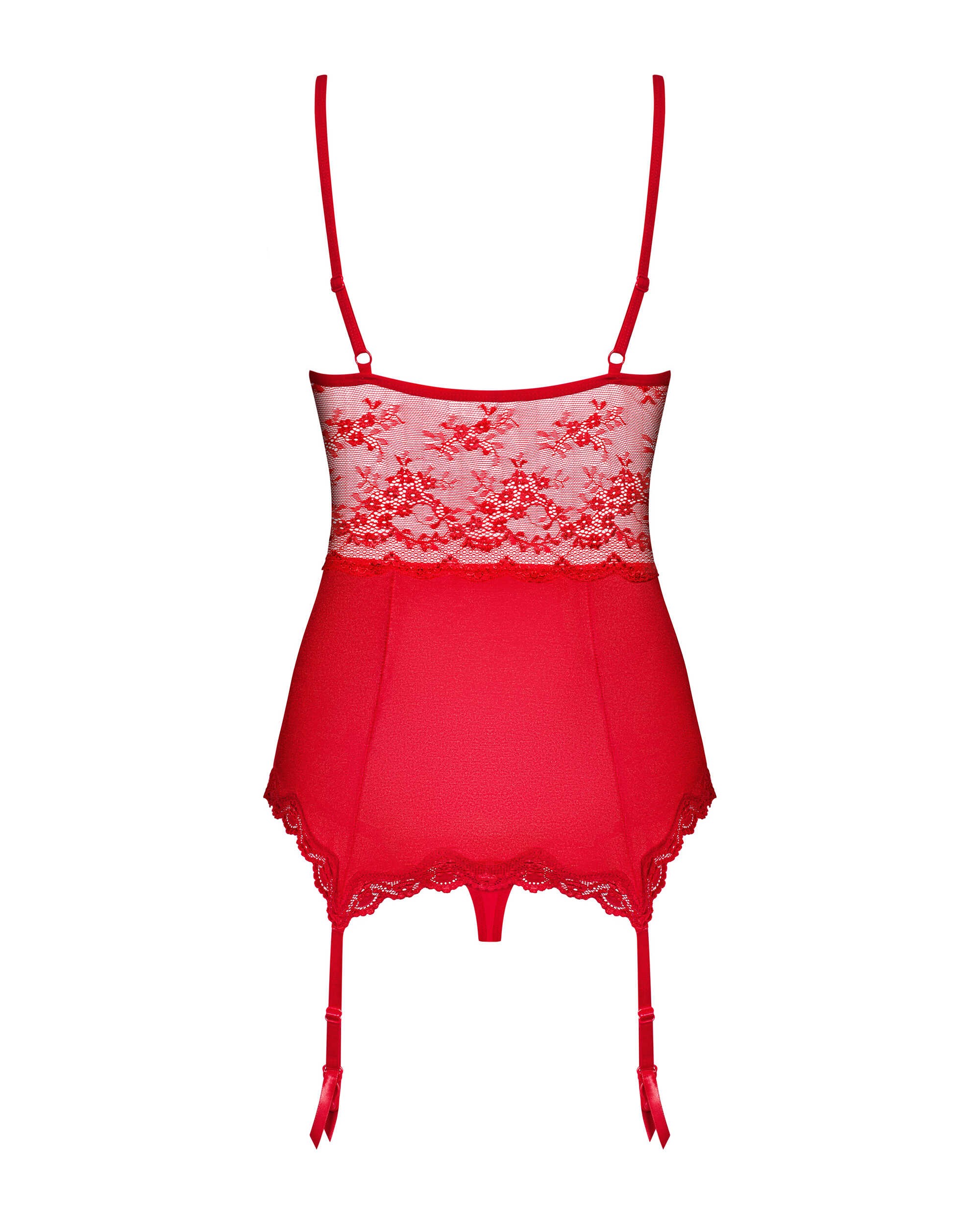 Guêpière Lovica en dentelle rouge - Obsessive – Image 6
