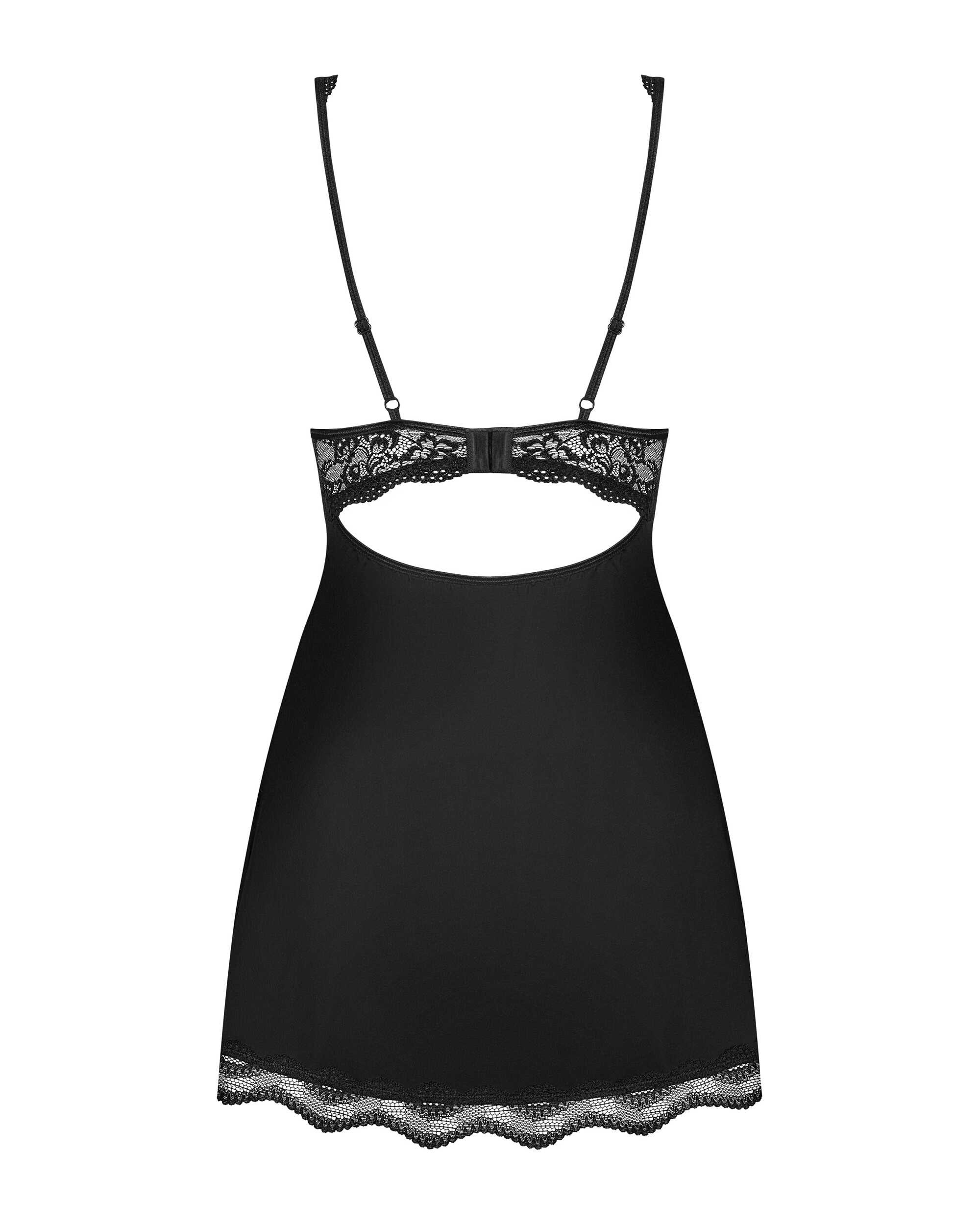 Babydoll en dentelle avec bijou raffiné - Obsessive Luvae – Image 4