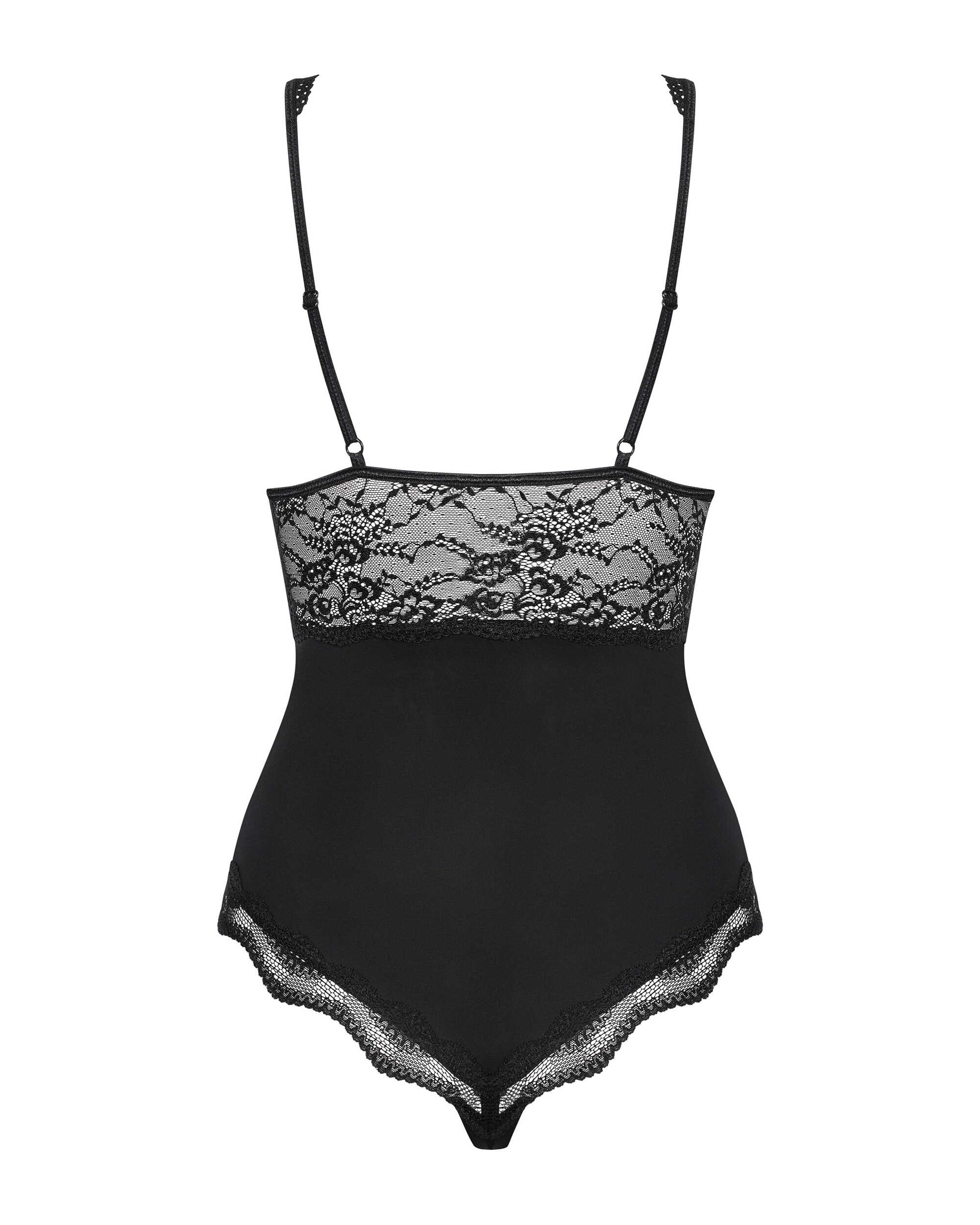 Body dentelle Luvae avec bijou perle - Obsessive – Image 5