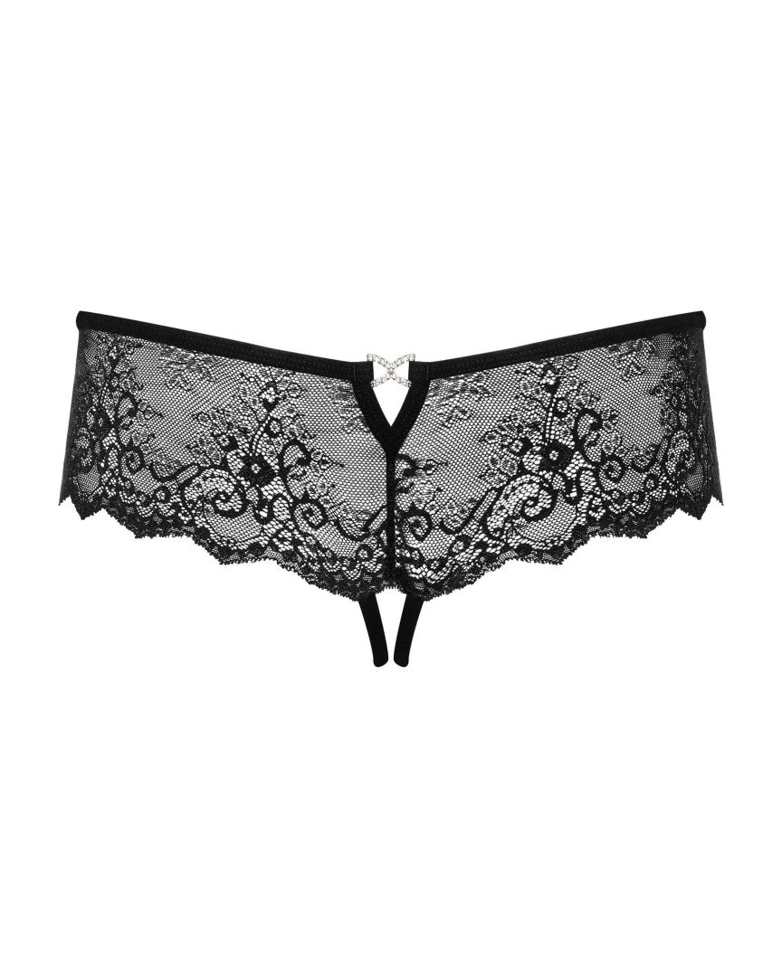 Tanga ouvert en dentelle Merossa - Obsessive – Image 5