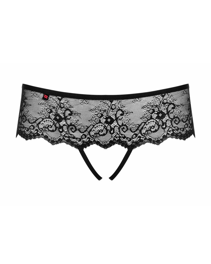 Tanga ouvert en dentelle Merossa - Obsessive – Image 6