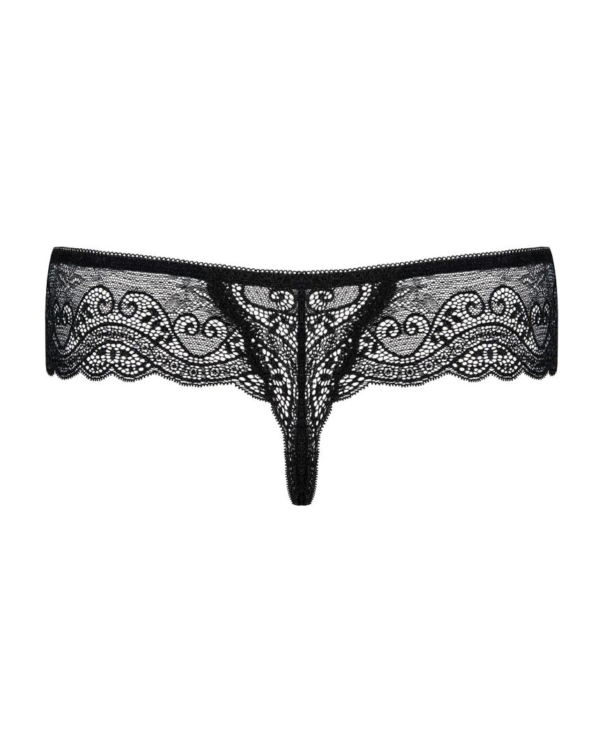 String en dentelle fine à ceinture large - Obsessive – Image 6
