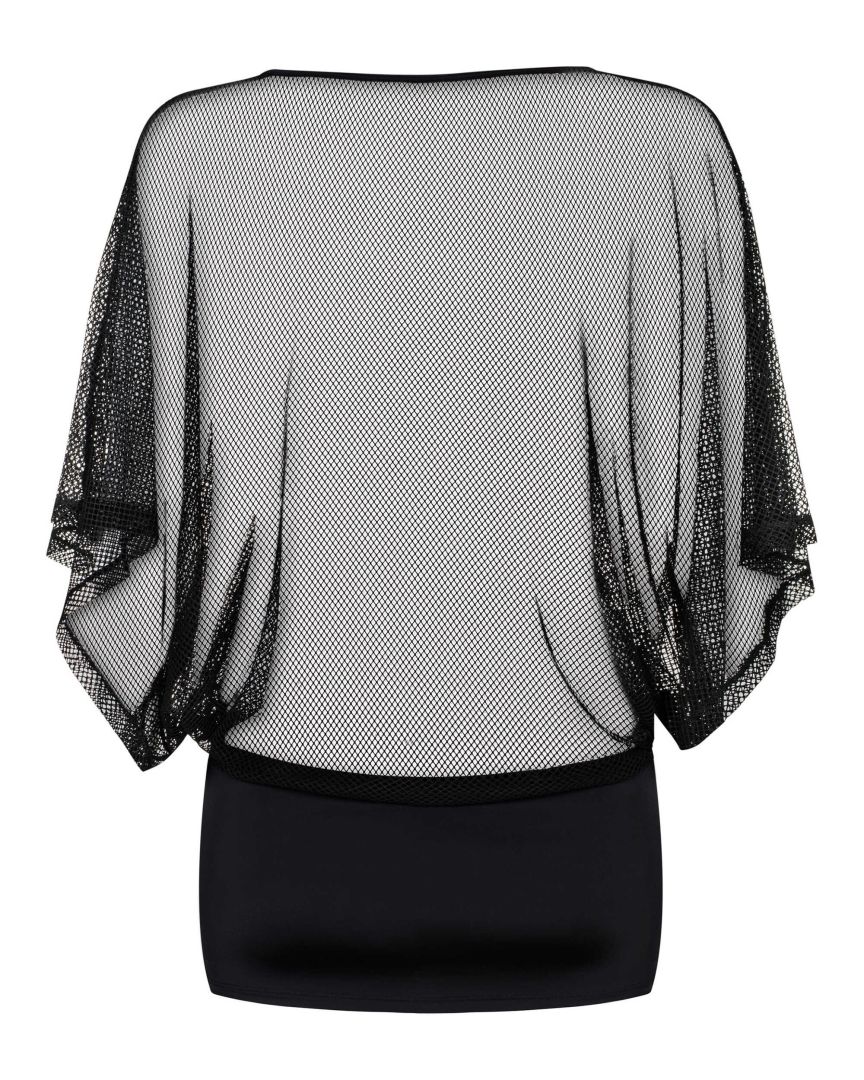 Robe sexy transparente Punker avec string - Obsessive – Image 4
