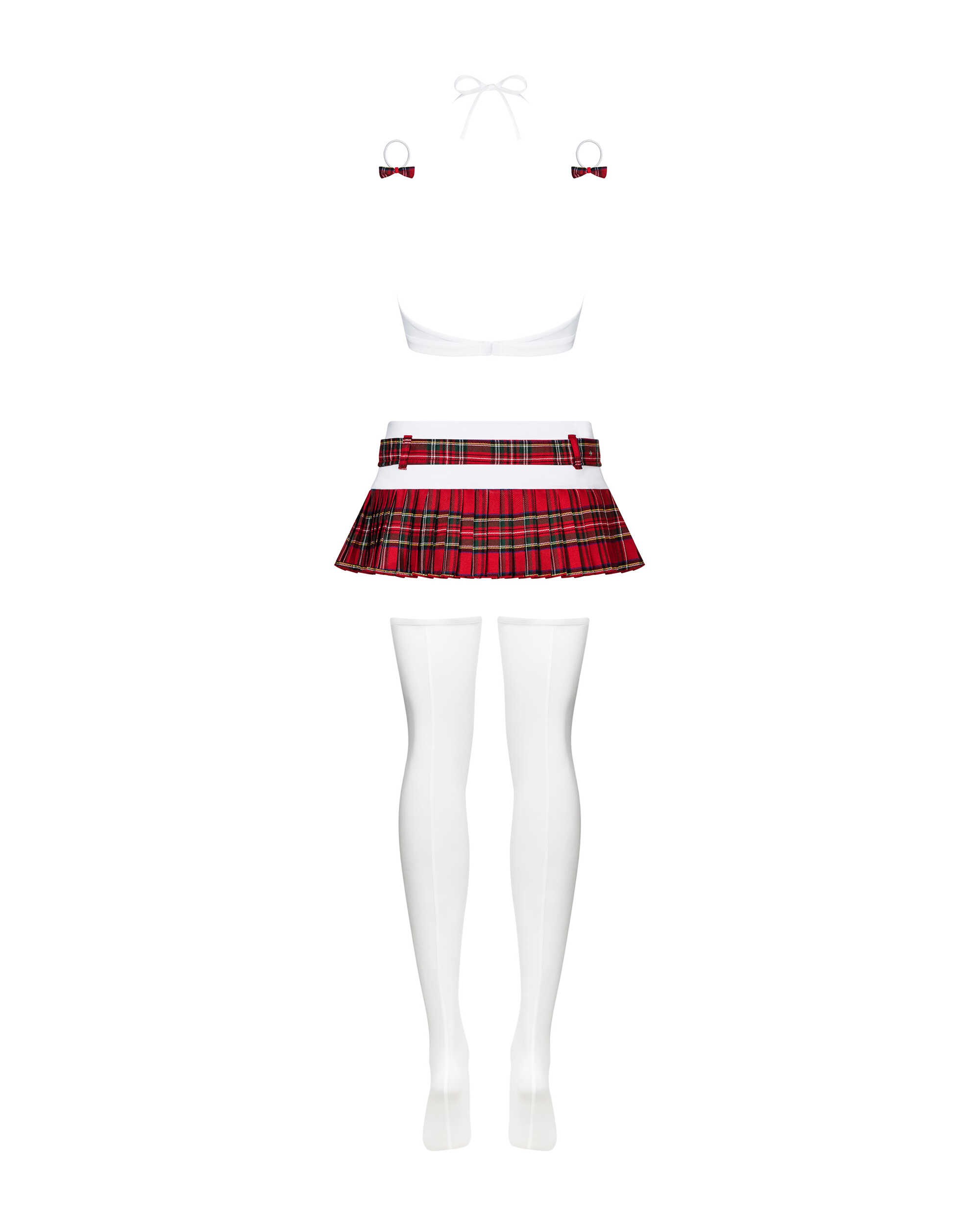 Costume Schooly 5 pieces rouge et blanc - Obsessive – Image 6
