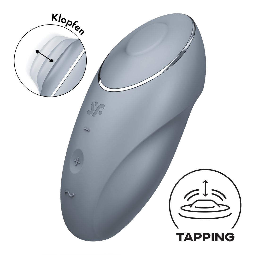 Vibromasseur à tapotement clitoridien Tap and Climax - Satisfyer