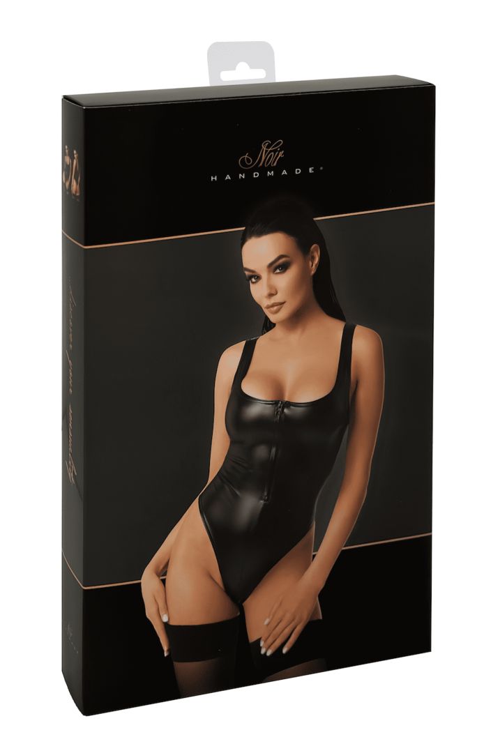 Body Elysium en wetlook gainant - Noir Handmade – Image 8