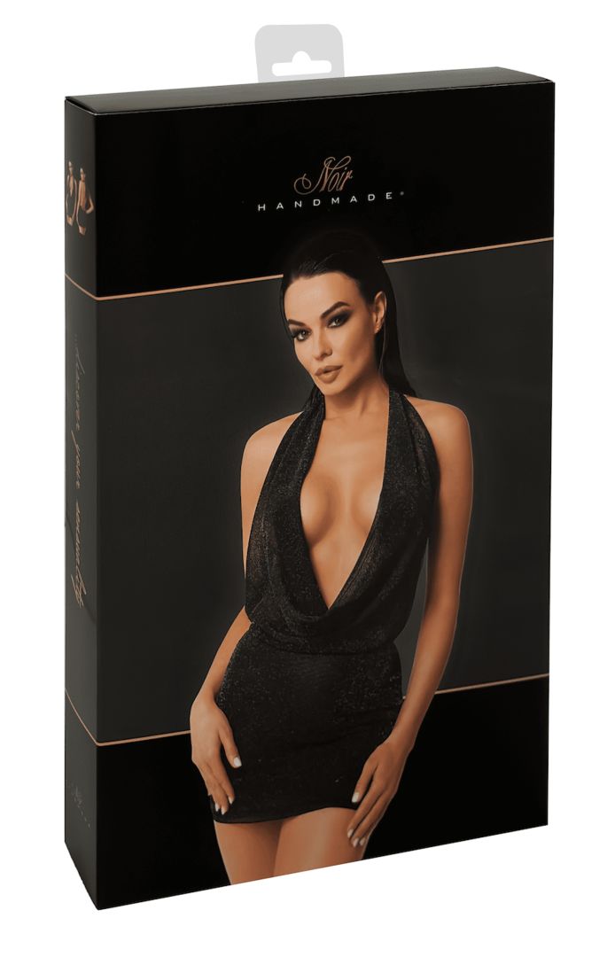 Mini robe transparente Luminara - Noir Handmade – Image 6