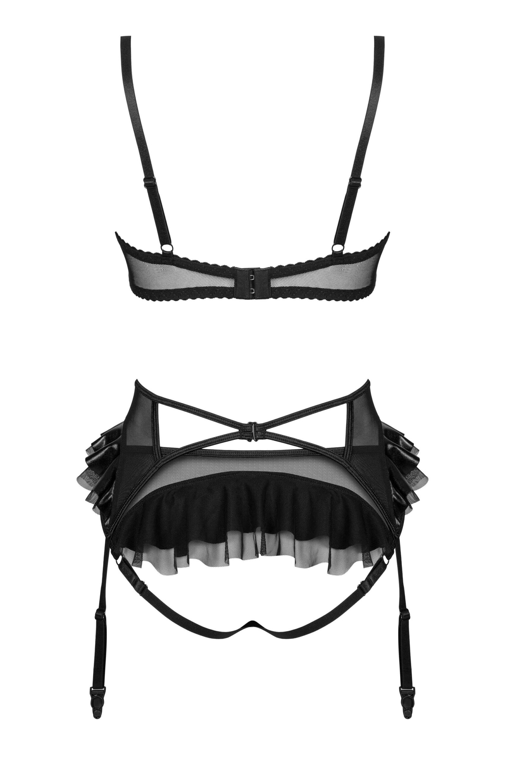 Ensemble lingerie wetlook et dentelle Rafaella - Beauty Night – Image 8