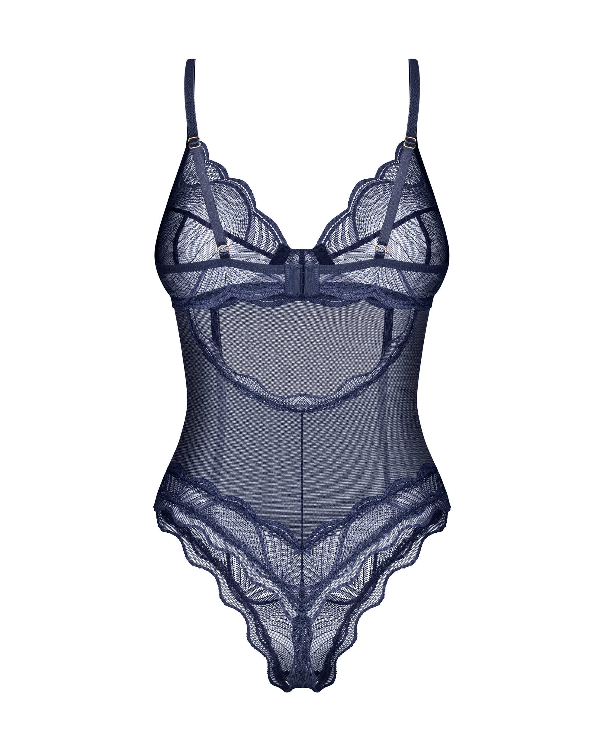 Body ouvert Nightly en maille transparente - Obsessive – Image 5