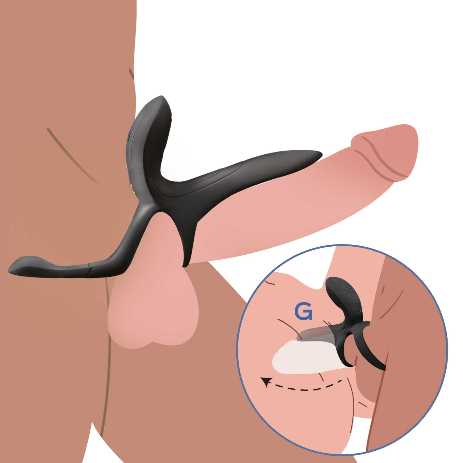 Vibromasseur couple connecté Pleasure Pivot - Honey Play Box – Image 4