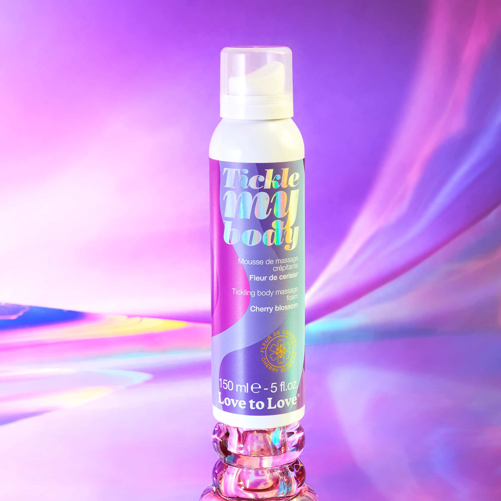Mousse de massage crépitante fleur de cerisier - Love to Love – Image 2