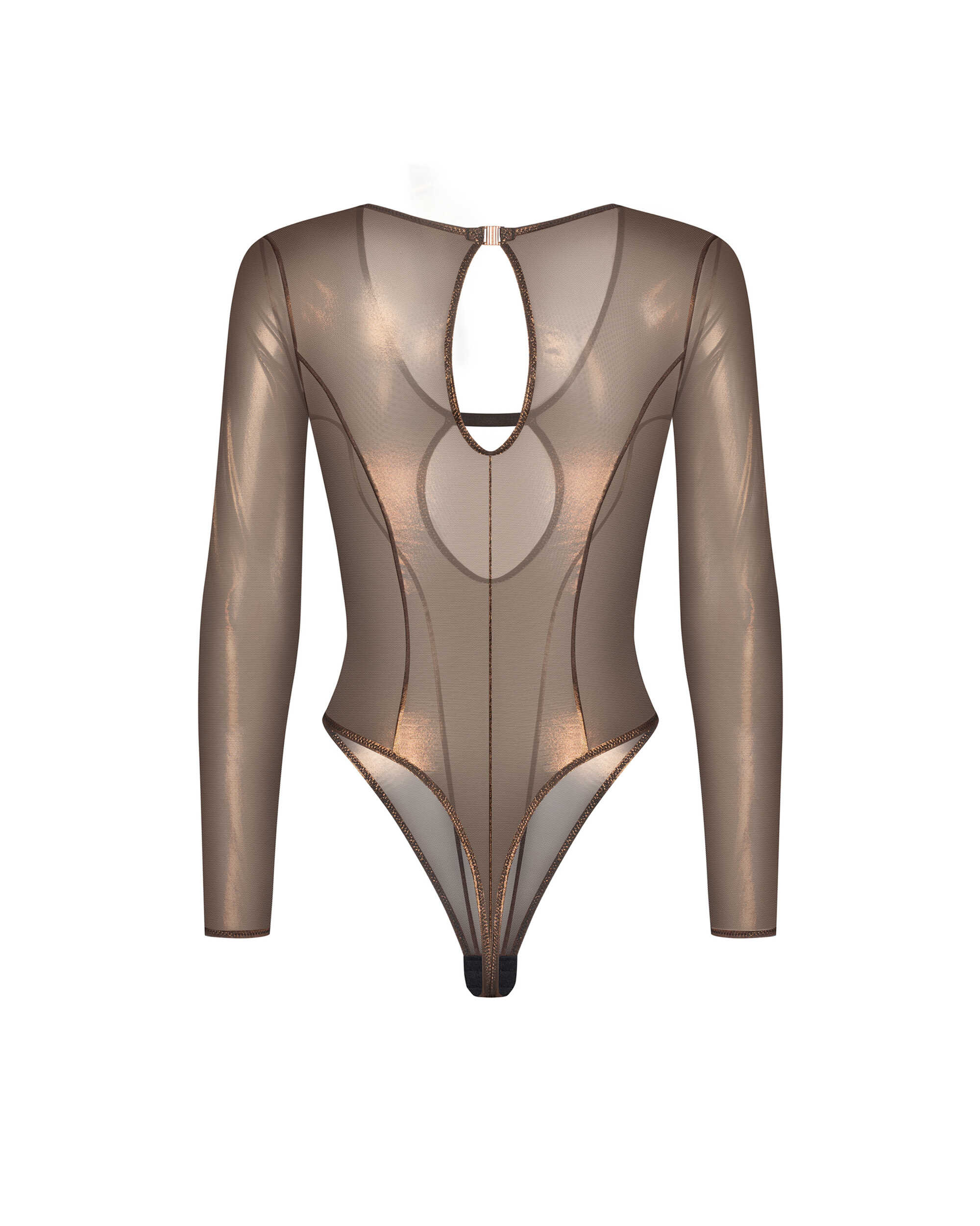 Body manches longues en dentelle florale - Obsessive – Image 8