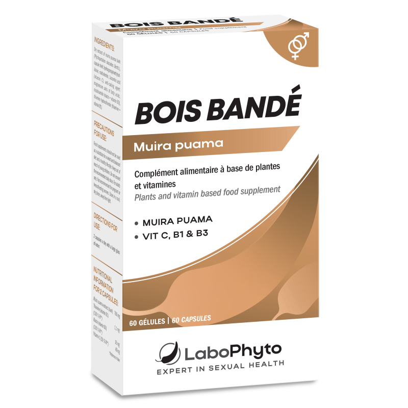 Gélules aphrodisiaques bois bandé mixte - Labophyto