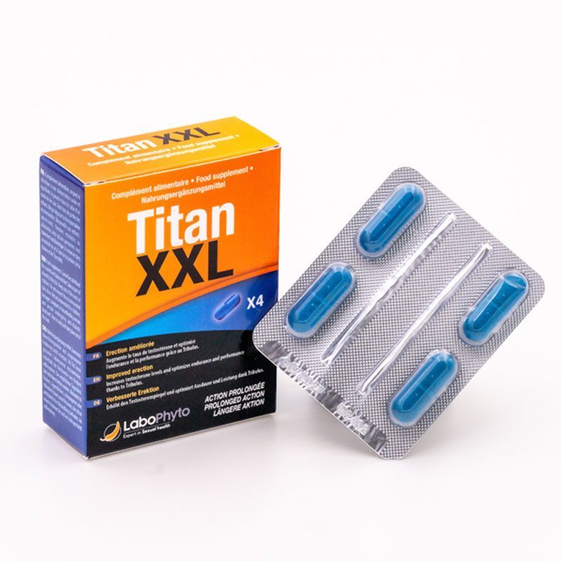 Comprimés érection Titan XXL homme 4 comprimés - Labophyto – Image 2