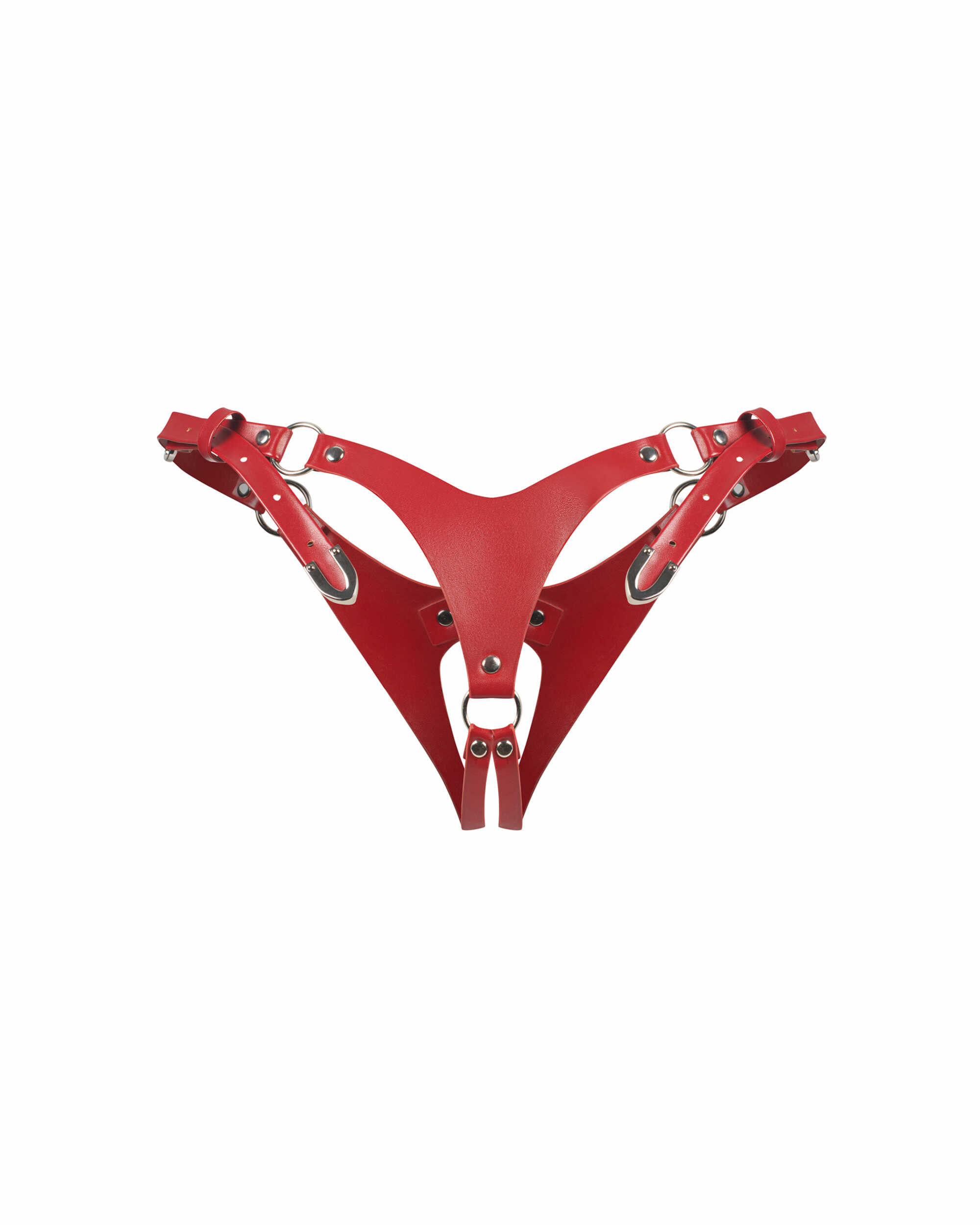 String ouvert Inferro en lanières rouges - Obsessive – Image 9