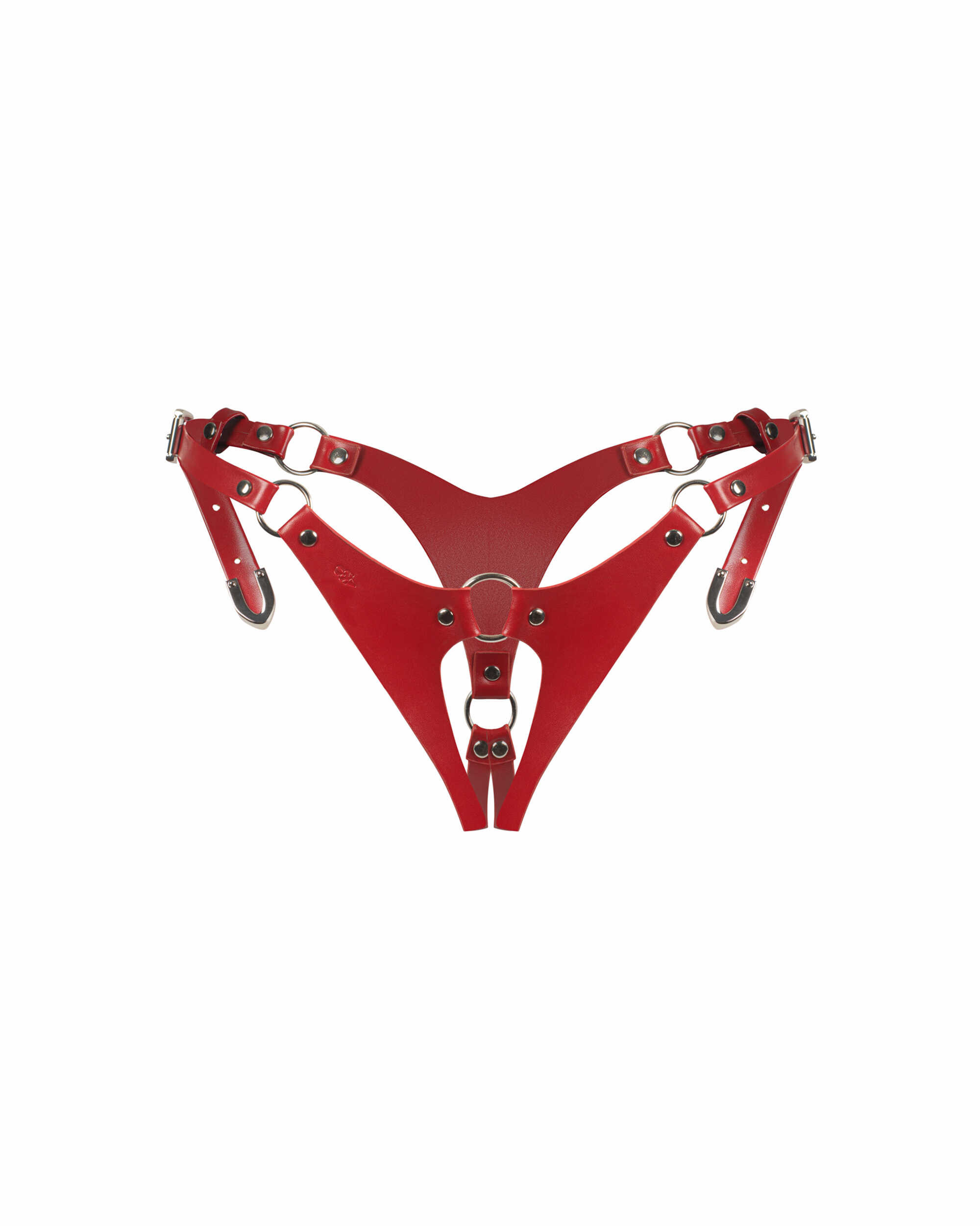 String ouvert Inferro en lanières rouges - Obsessive – Image 8