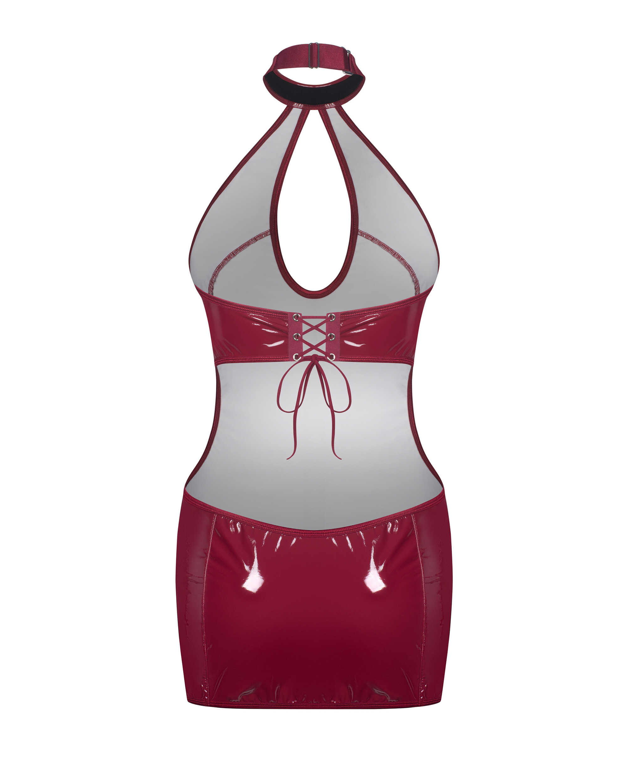 Robe sexy brillante Redya rouge - Obsessive – Image 6