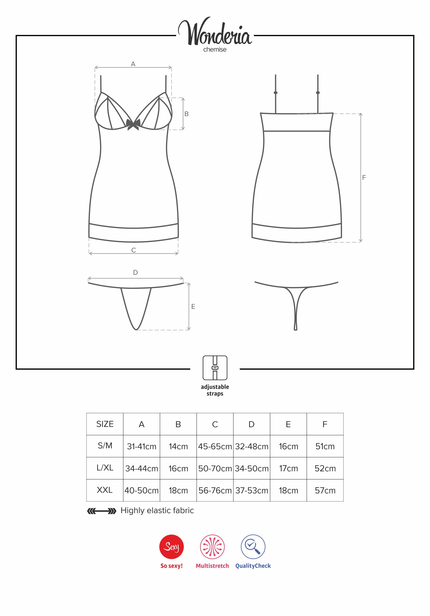 Nuisette transparente en dentelle Wonderia - Obsessive – Image 7