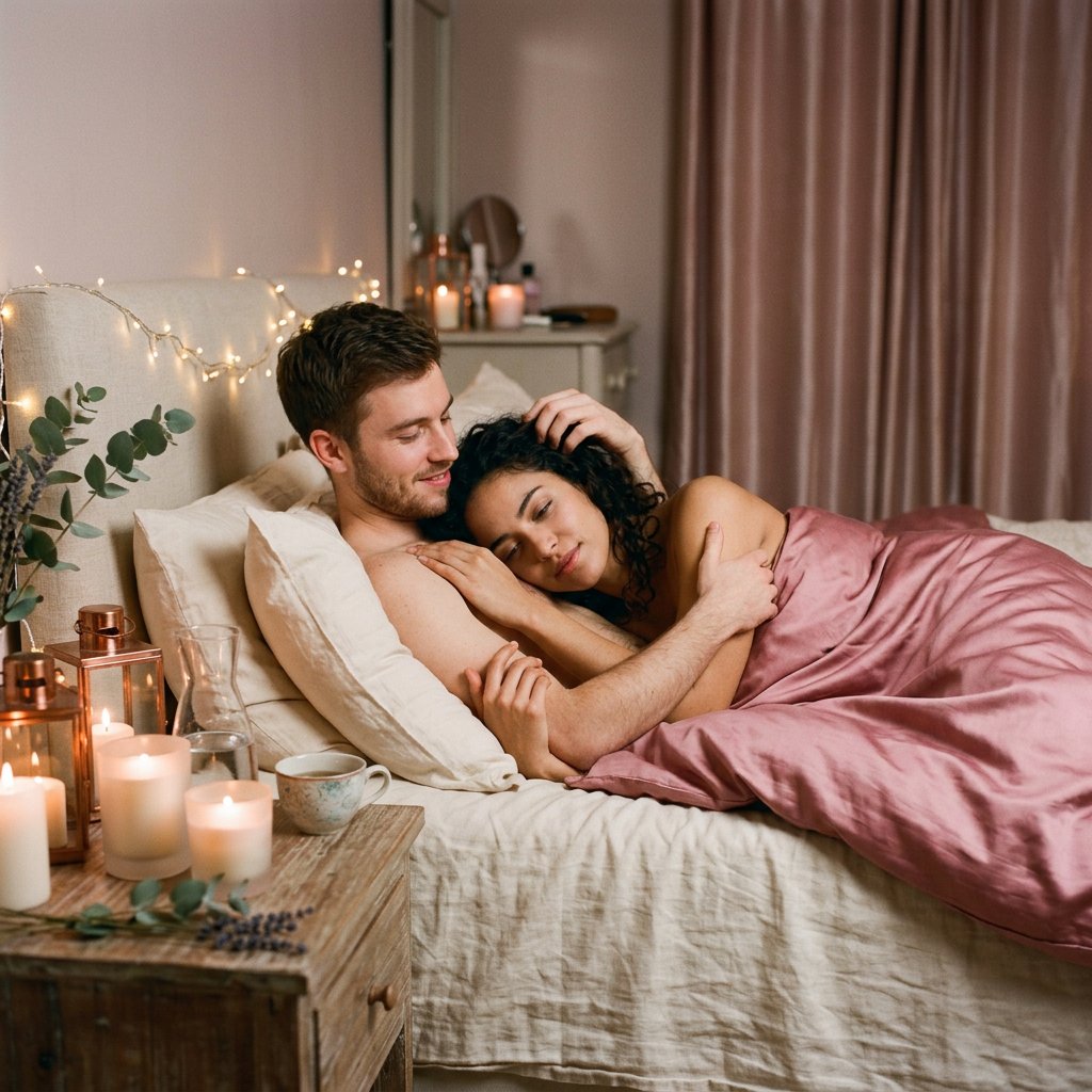 aftercare couple moment tendresse apres intimite - calins apres intimite