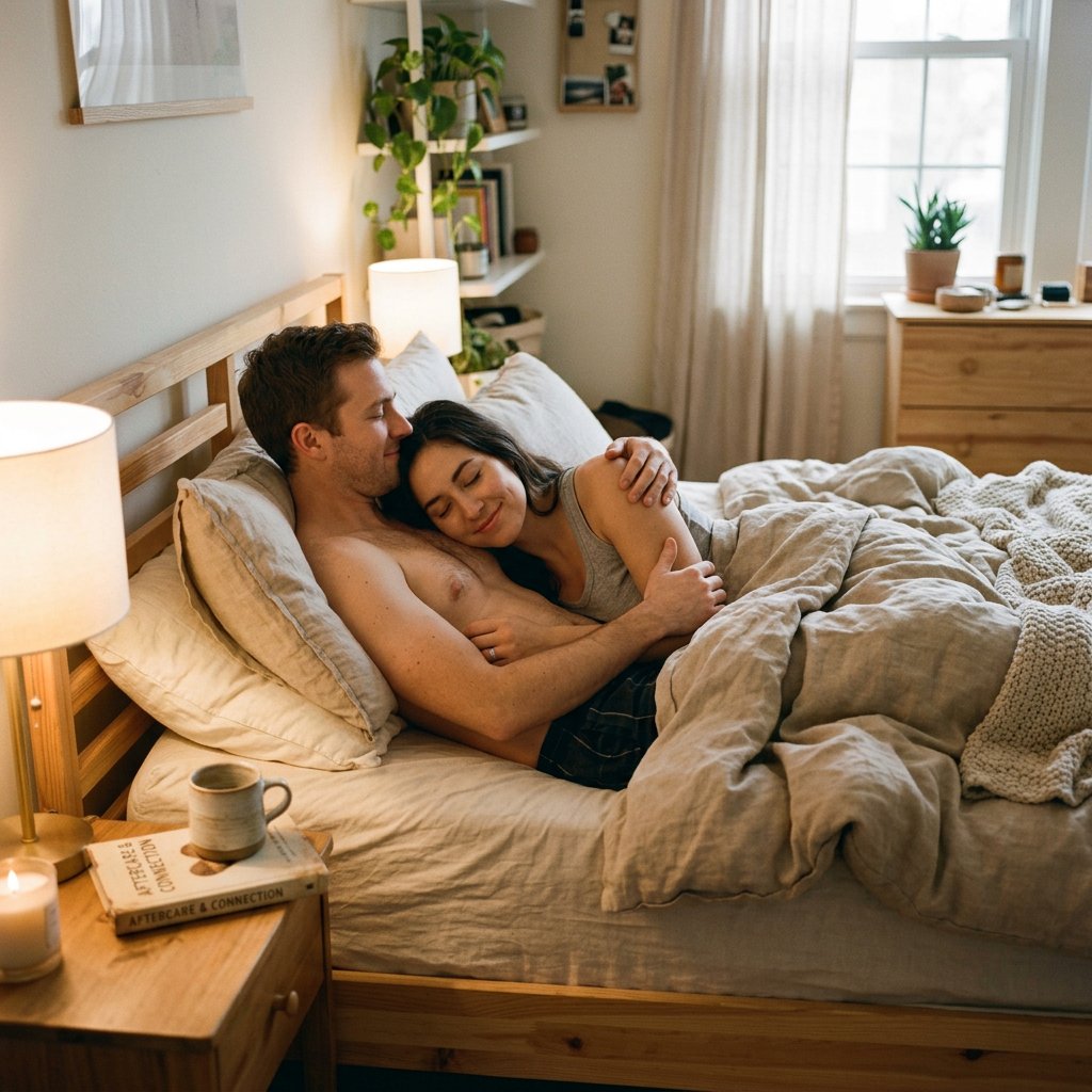 aftercare couple moment tendresse apres intimite - massage relaxant couple