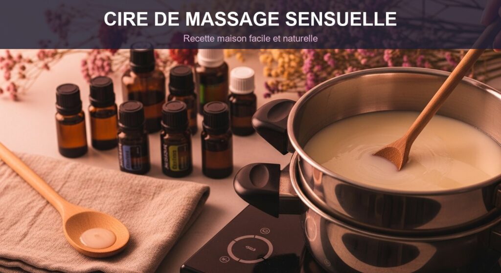 Cire de massage sensuelle fabrication maison : la recette infaillible pour éveiller vos sens