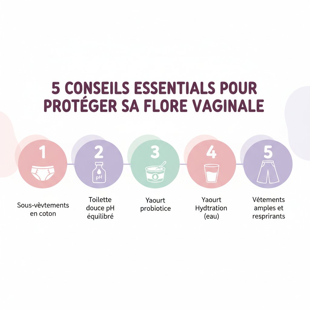 Conseils protection flore vaginale - 5 gestes essentiels