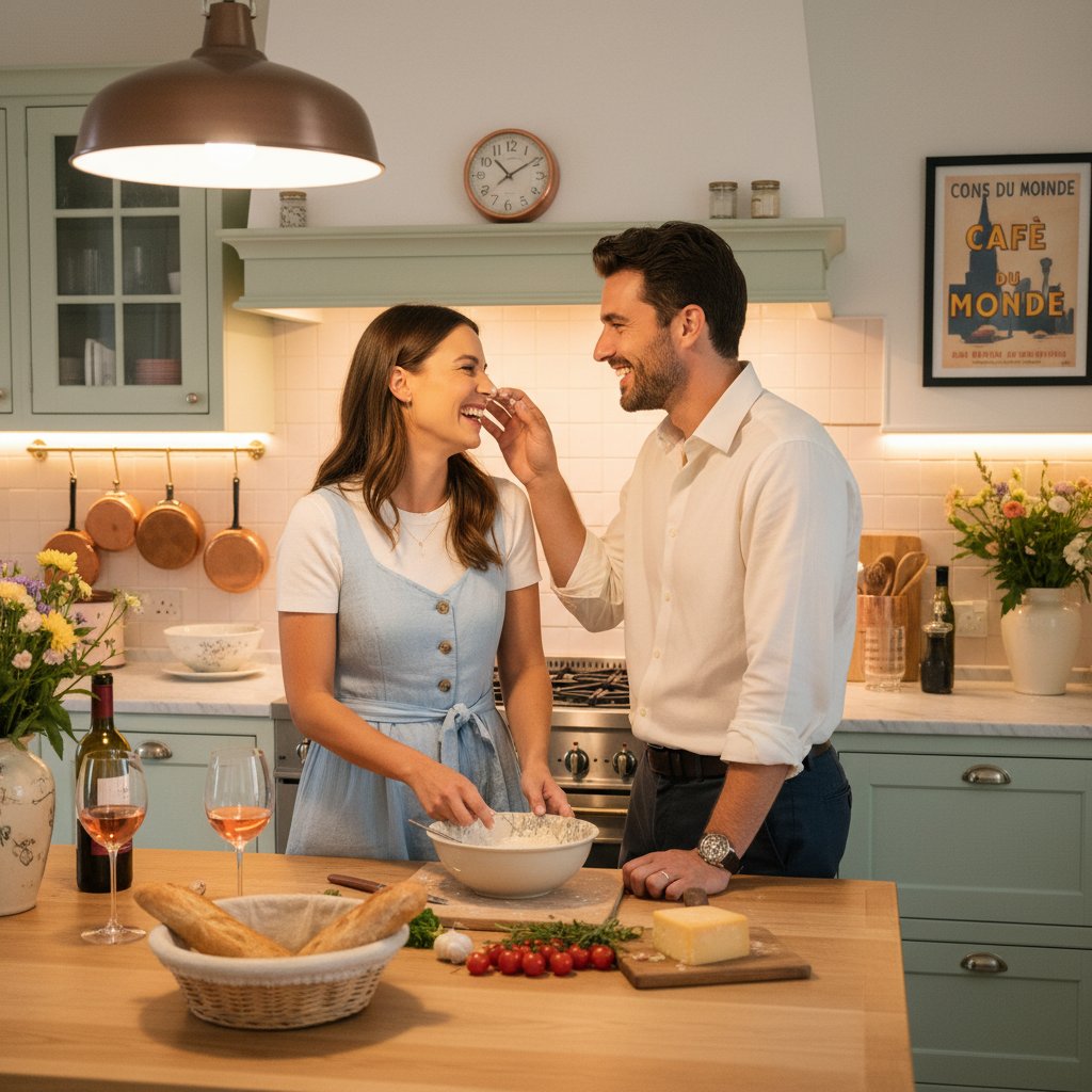 Défi couple 30 jours idées - cuisiner ensemble en amoureux
