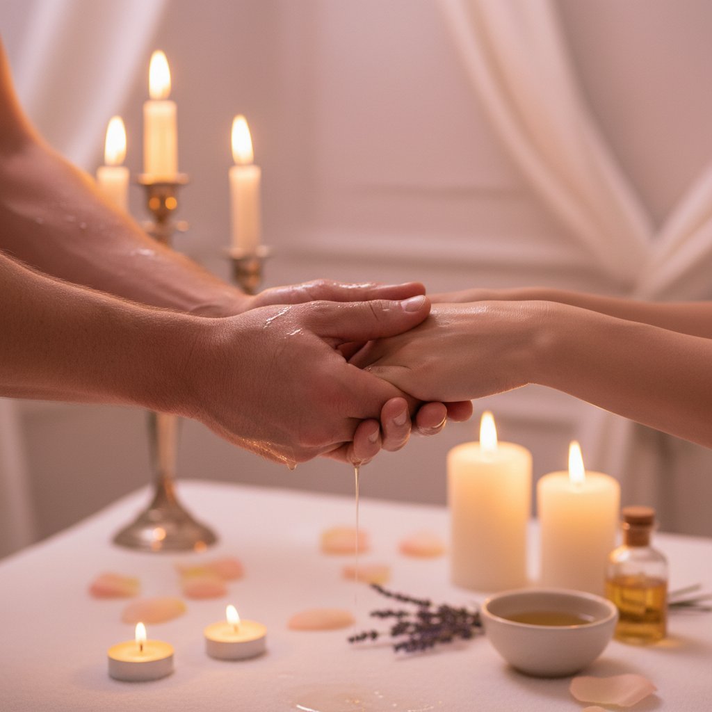 Huile de coco massage intime avantages - massage couple sensuel