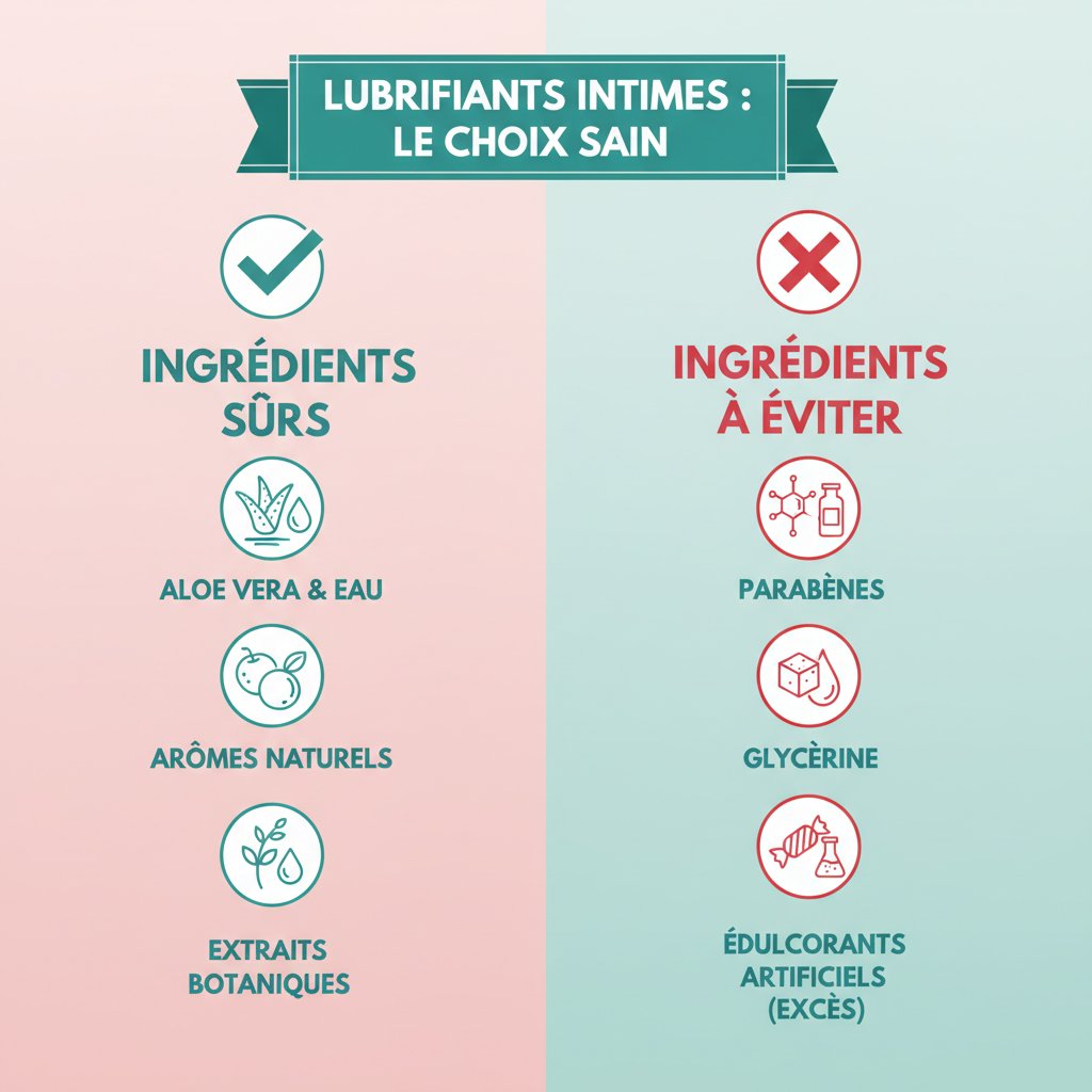 Lubrifiant comestible - ingrédients sûrs vs à éviter