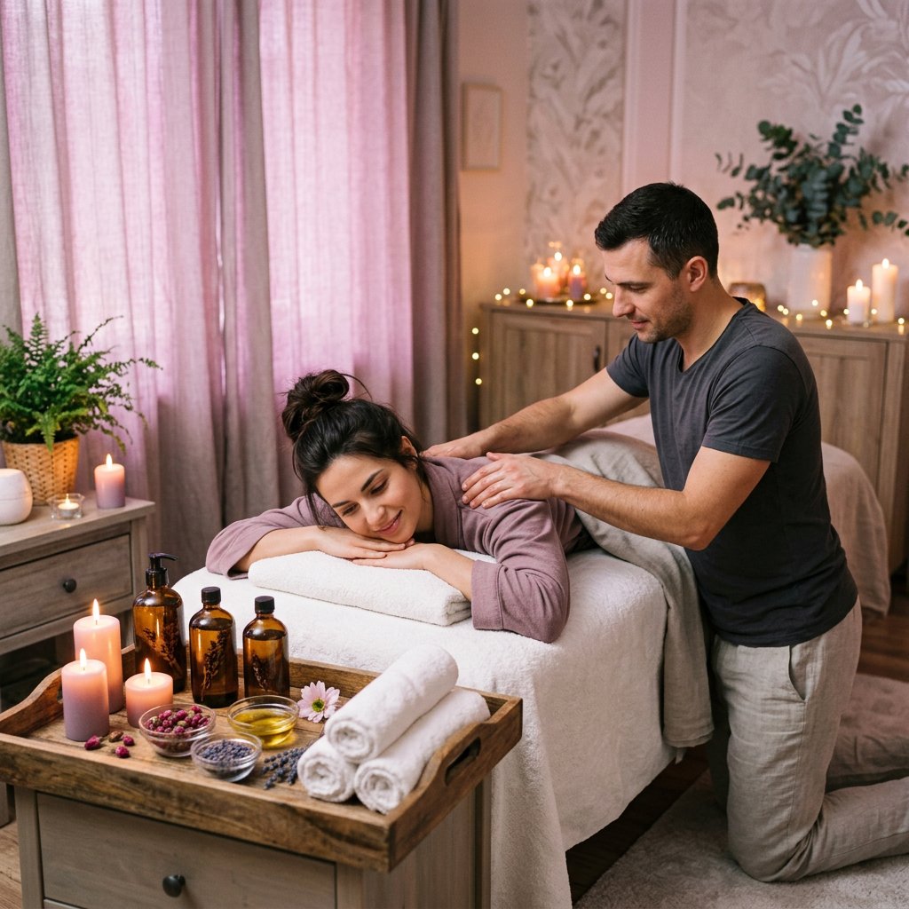 Premier sextoy couple cadeau - moment bien-être massage