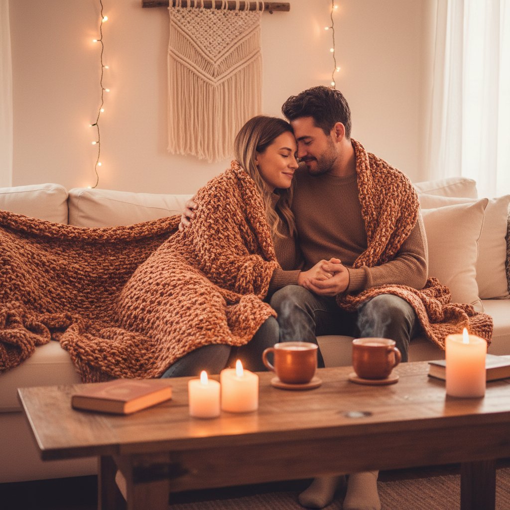 Ocytocine couple bienfaits - câlins et moment de tendresse à deux
