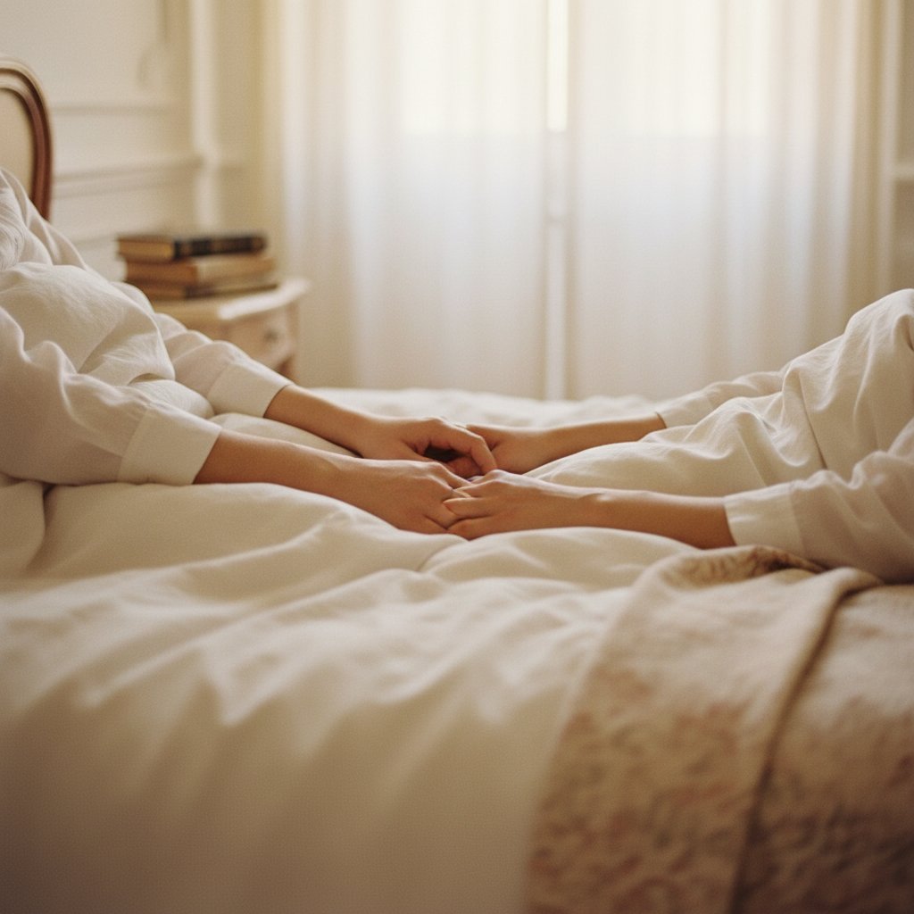 Plaisir féminin en couple après 30 ans - connexion intime et tendresse