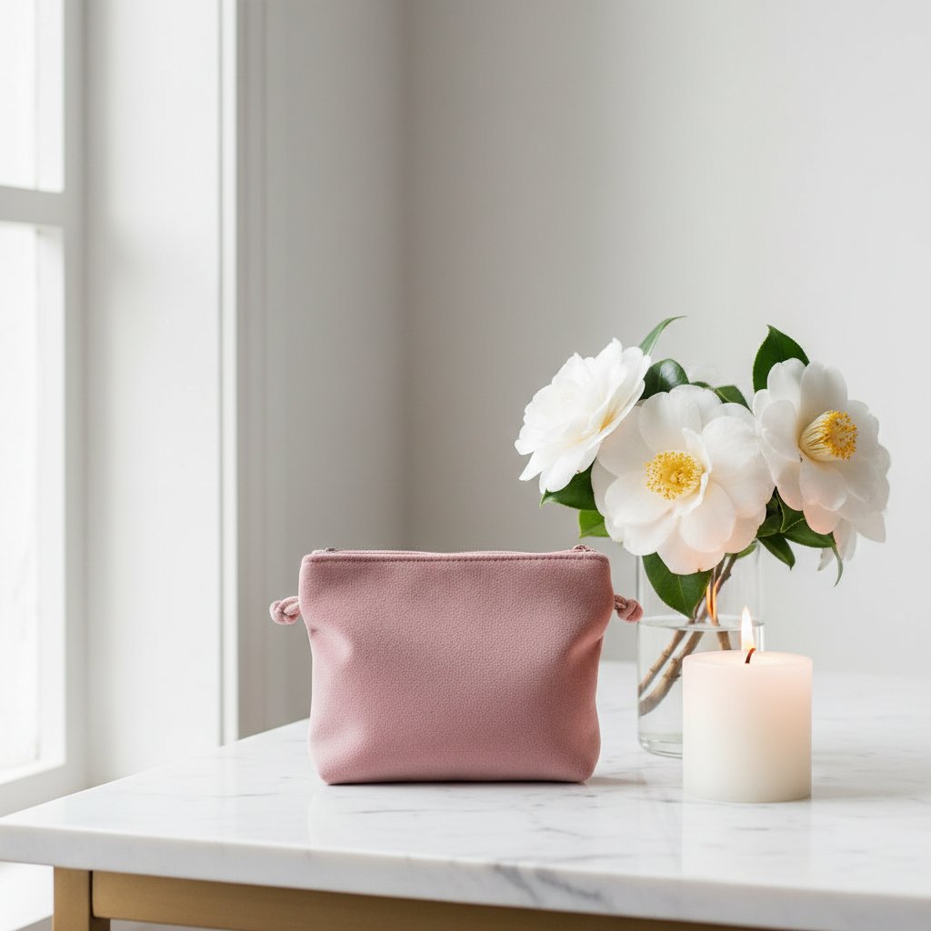 Sextoy discret et silencieux - rangement discret dans pochette élégante