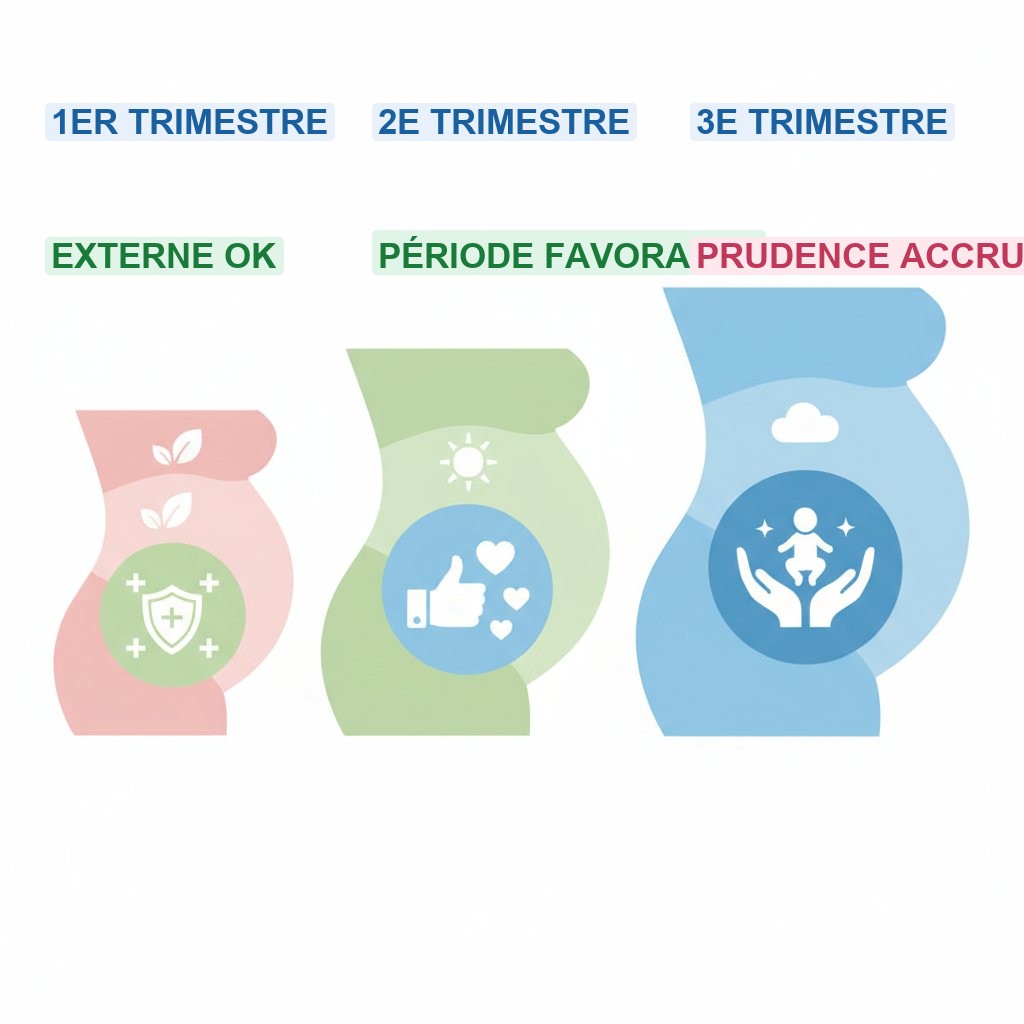 Vibromasseur pendant grossesse précautions - guide par trimestre