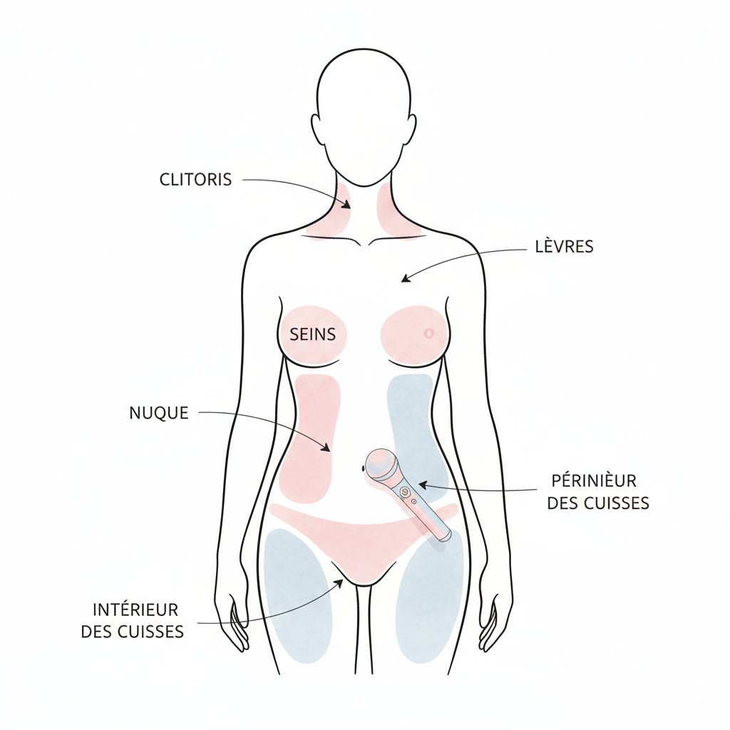 Vibromasseur wand guide utilisation - zones érogènes stimulation