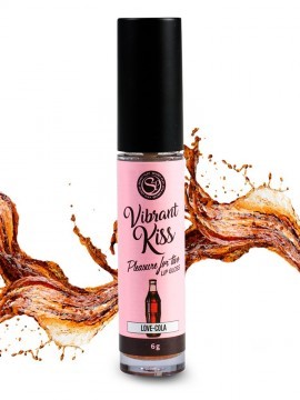Gloss vibrant comestible saveur cola - Secret Play